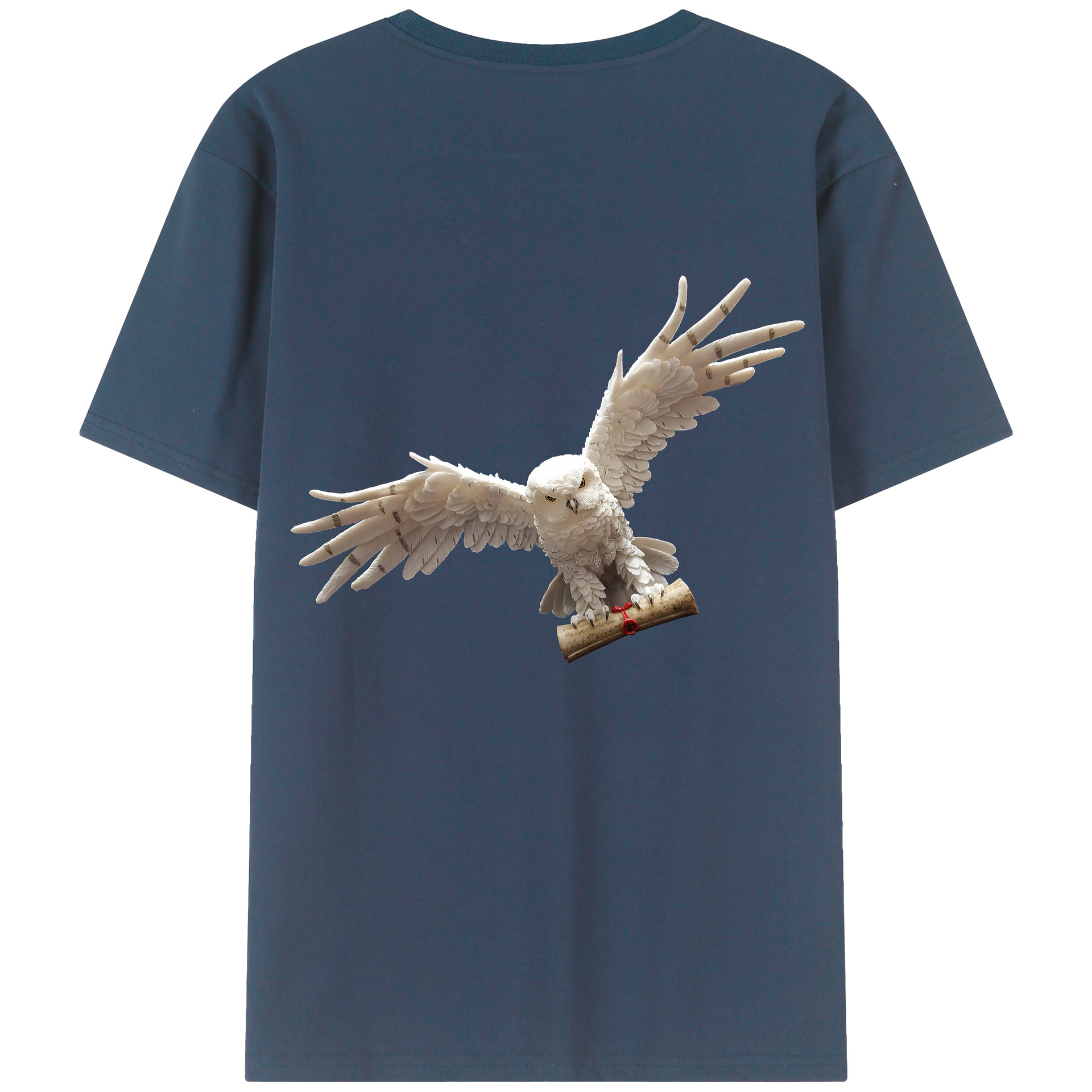 （画像用） Harry Potter ハリー・ポッターシリーズ 綿100％ メンズ半袖Tシャツ（バックプリント） 通気性