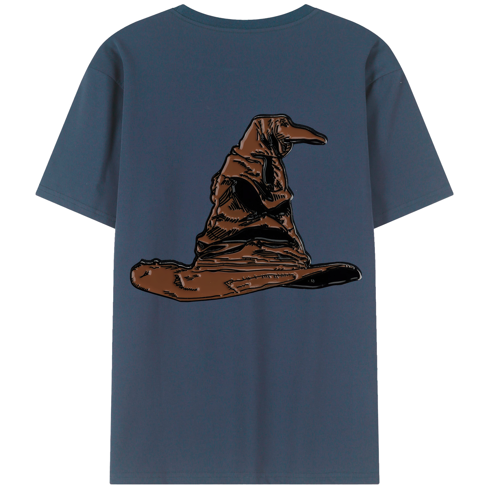 （画像用） Harry Potter ハリー・ポッターシリーズ 綿100％ メンズ半袖Tシャツ（バックプリント） 通気性