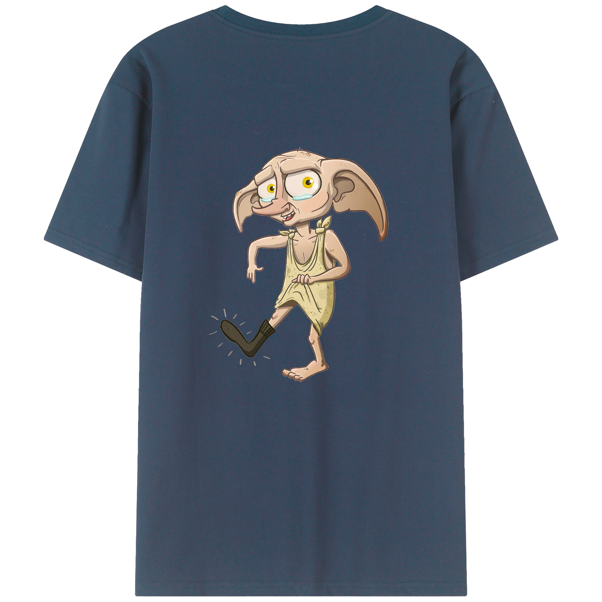 （画像用） Harry Potter ハリー・ポッターシリーズ 綿100％ メンズ半袖Tシャツ（バックプリント） 通気性
