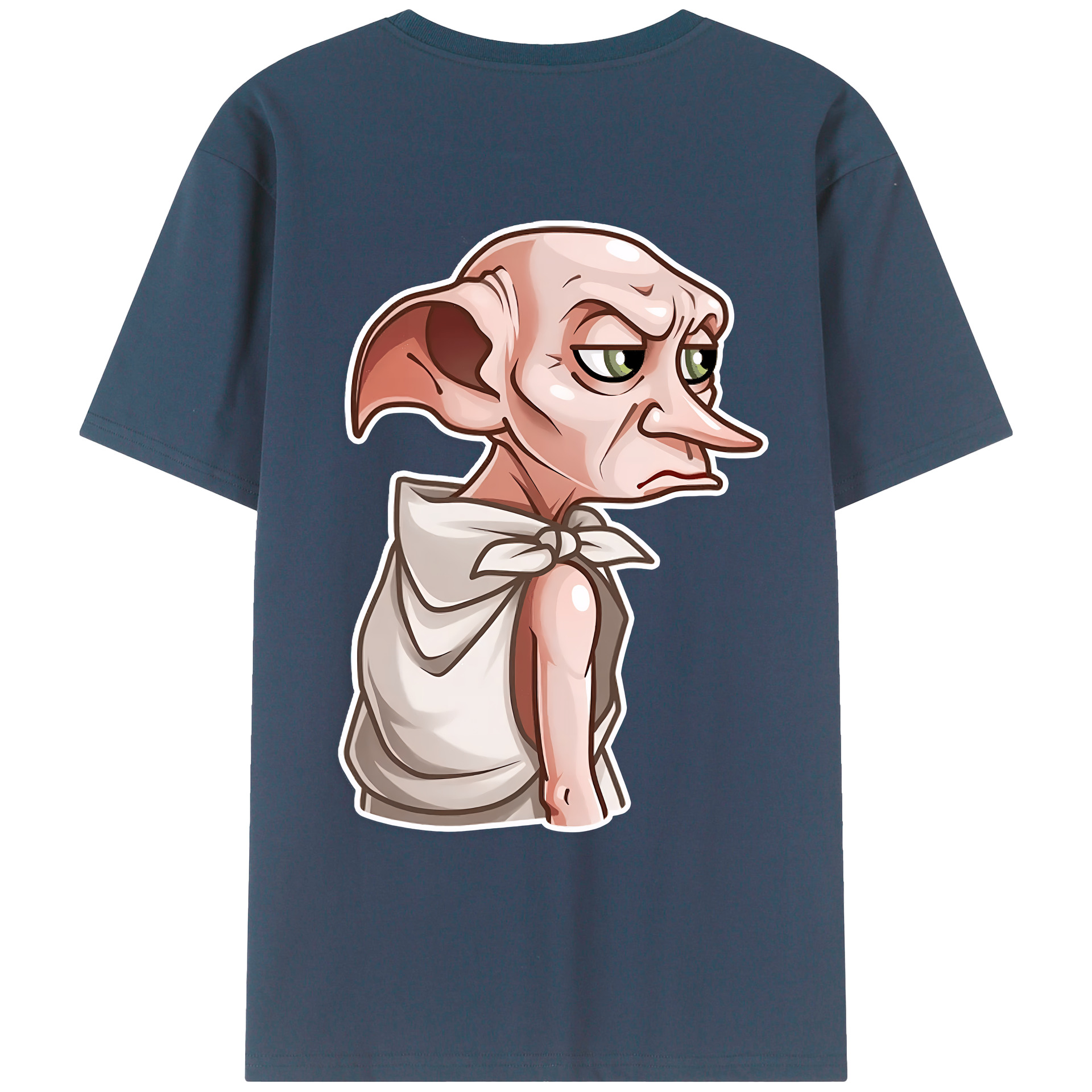 （画像用） Harry Potter ハリー・ポッターシリーズ 綿100％ メンズ半袖Tシャツ（バックプリント） 通気性