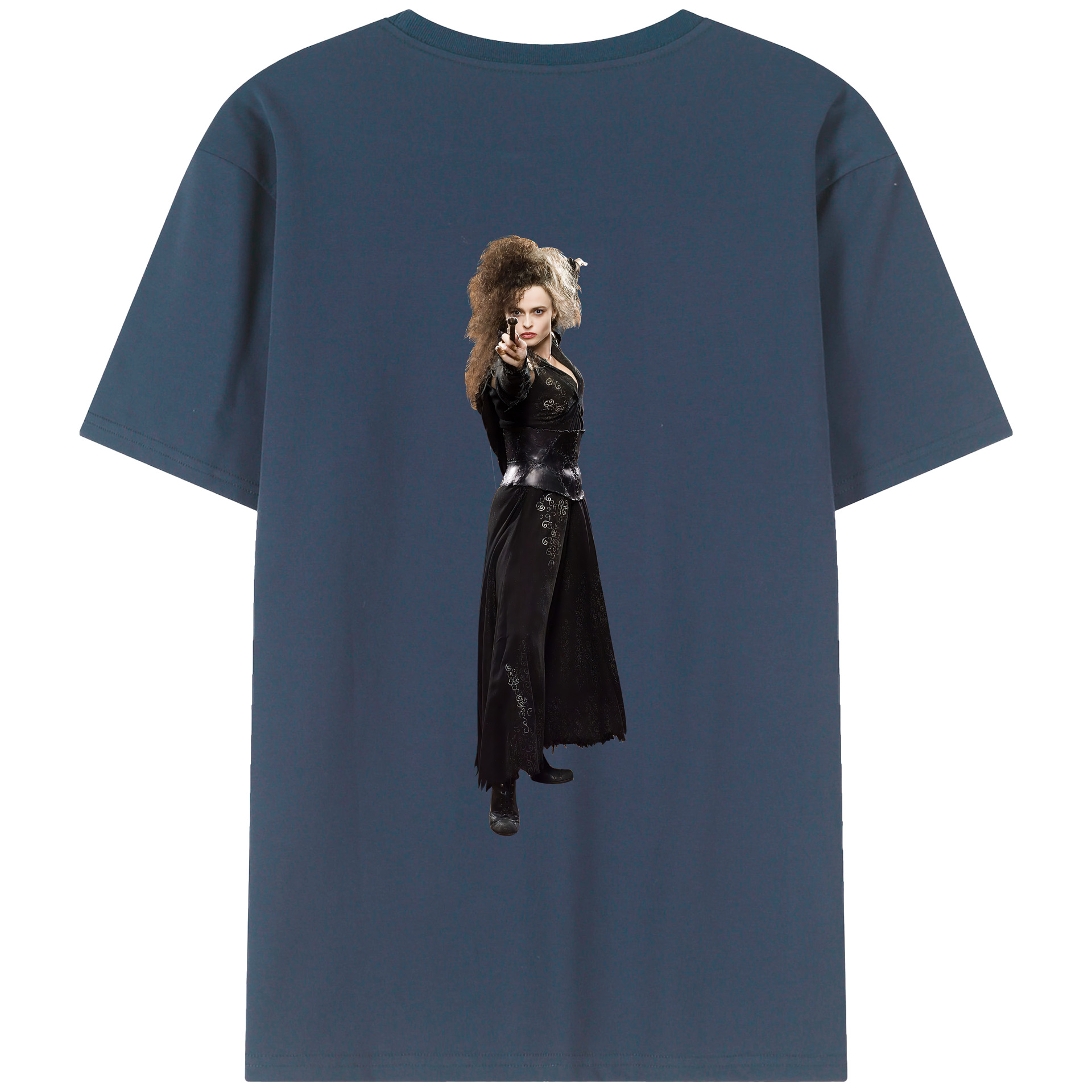 （画像用） Harry Potter ハリー・ポッターシリーズ 綿100％ メンズ半袖Tシャツ（バックプリント） 通気性
