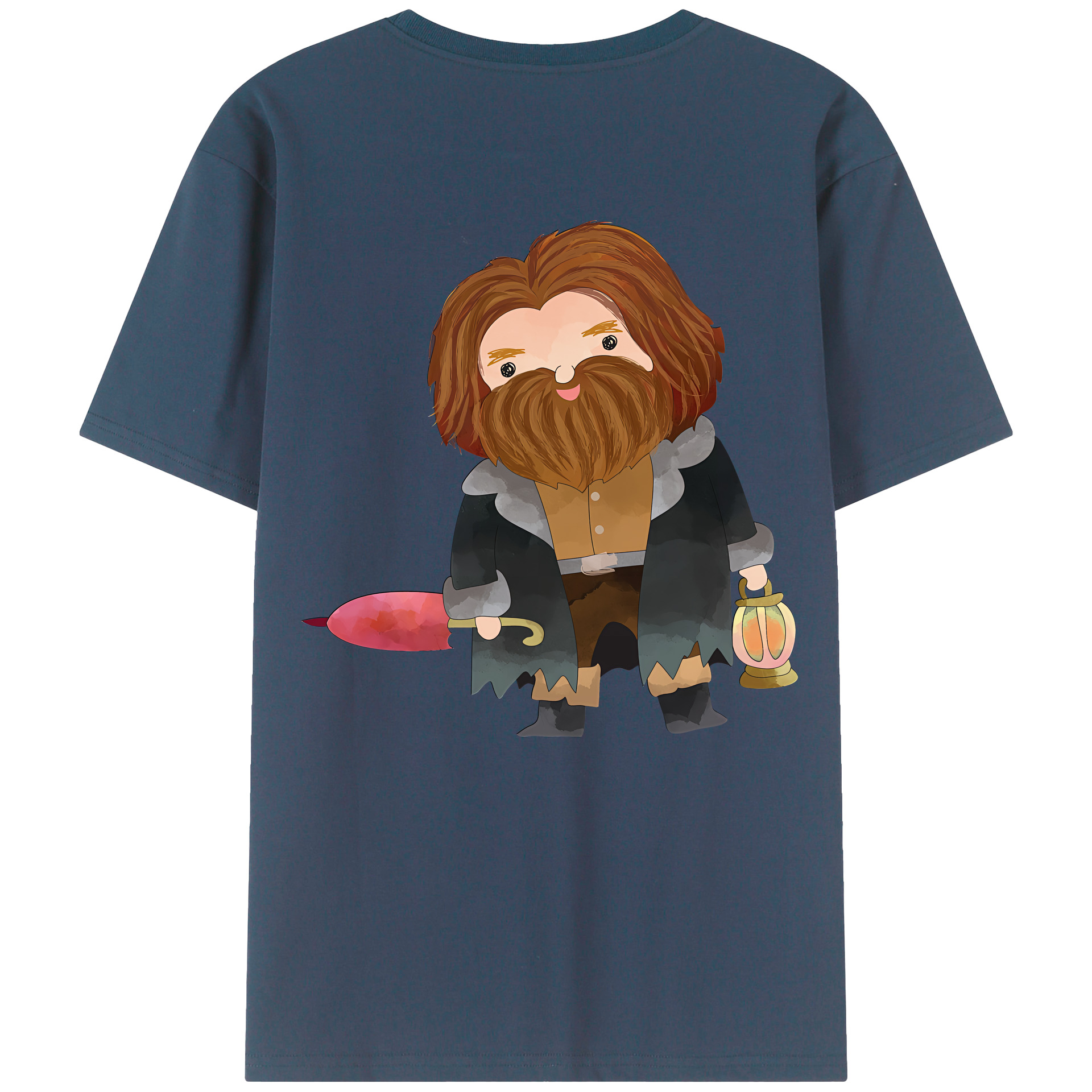 （画像用） Harry Potter ハリー・ポッターシリーズ 綿100％ メンズ半袖Tシャツ（バックプリント） 通気性