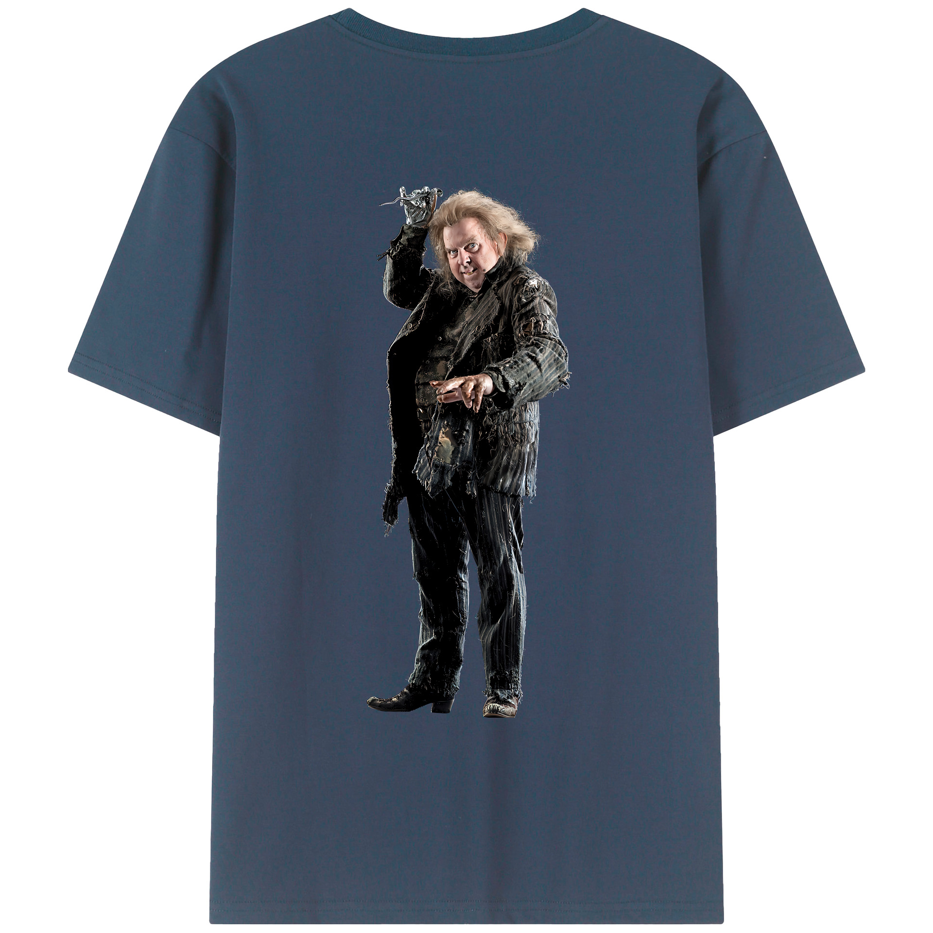 （画像用） Harry Potter ハリー・ポッターシリーズ 綿100％ メンズ半袖Tシャツ（バックプリント） 通気性
