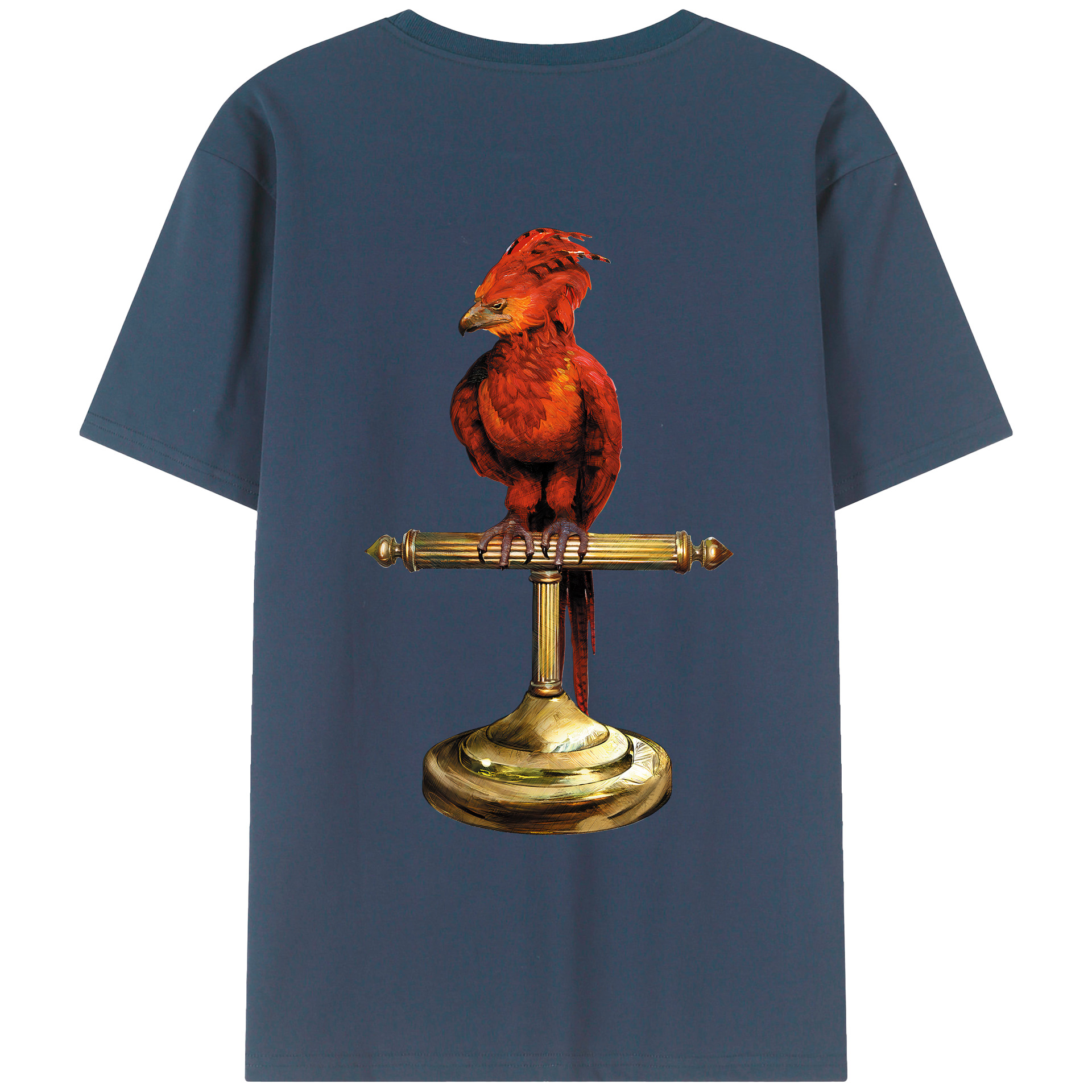 （画像用） Harry Potter ハリー・ポッターシリーズ 綿100％ メンズ半袖Tシャツ（バックプリント） 通気性