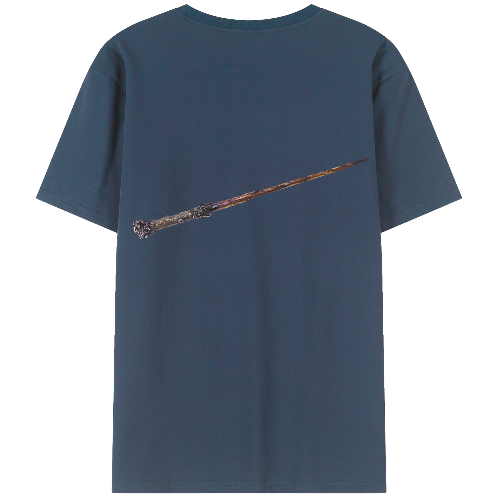（画像用） Harry Potter ハリー・ポッターシリーズ 綿100％ メンズ半袖Tシャツ（バックプリント） 通気性