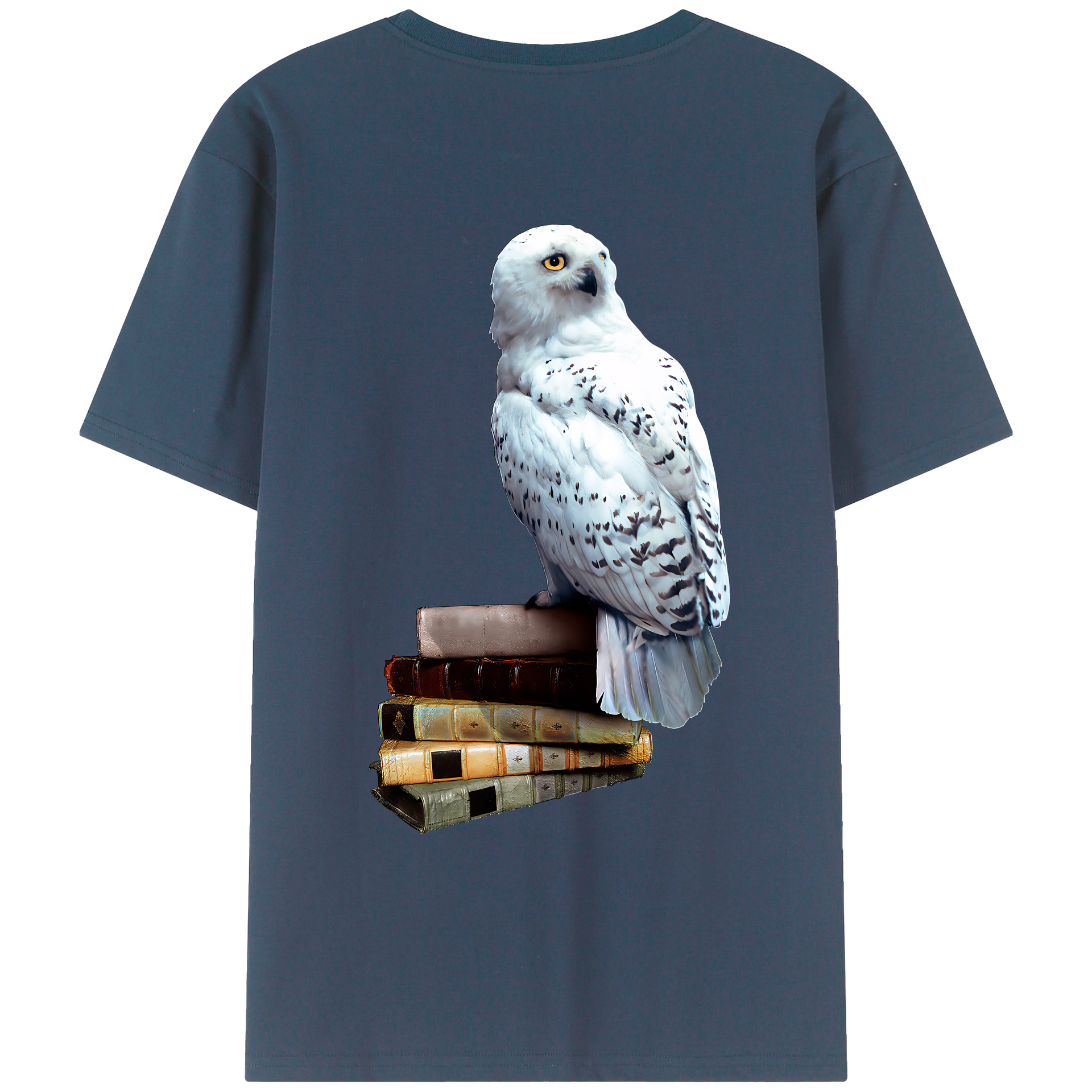 （画像用） Harry Potter ハリー・ポッターシリーズ 綿100％ メンズ半袖Tシャツ（バックプリント） 通気性