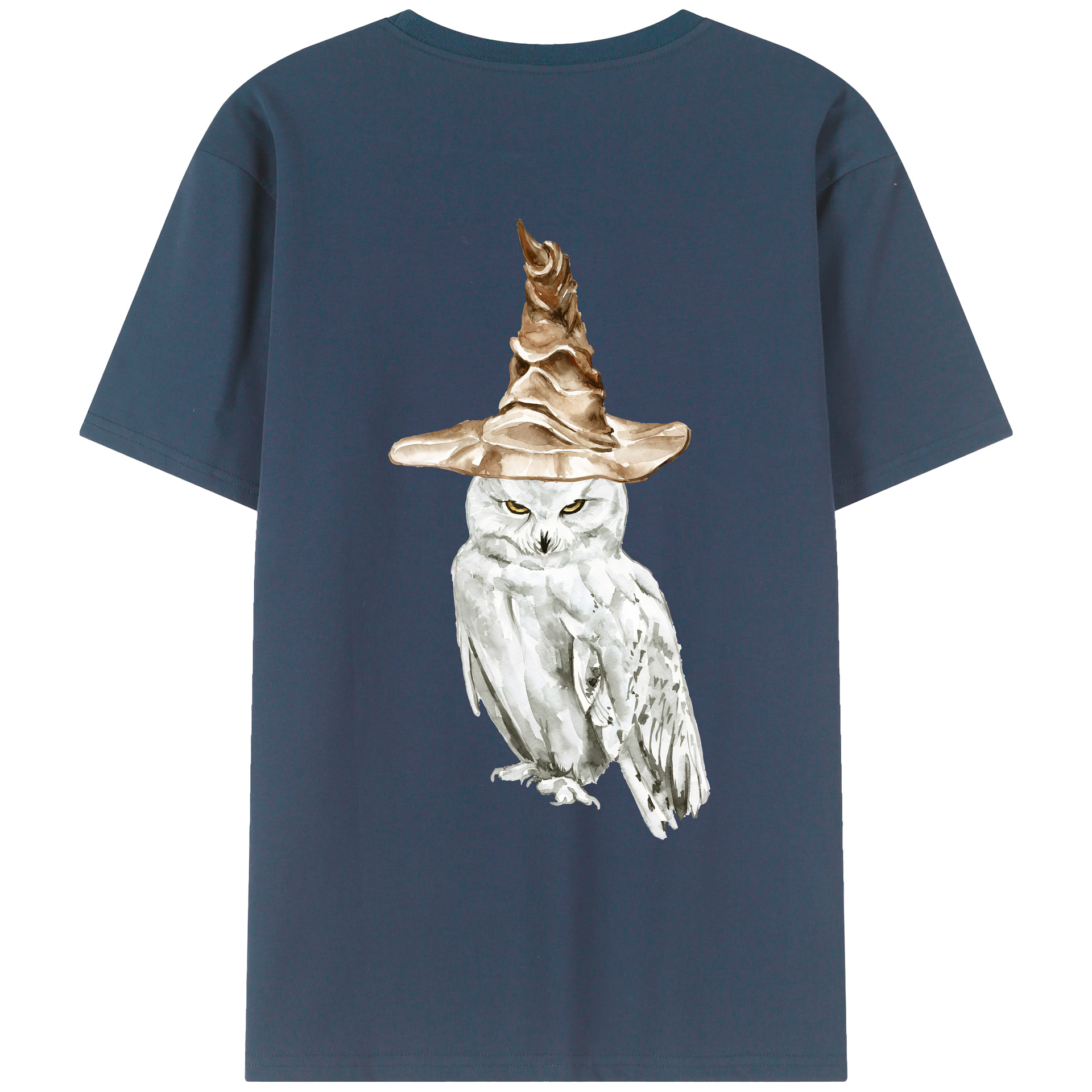 （画像用） Harry Potter ハリー・ポッターシリーズ 綿100％ メンズ半袖Tシャツ（バックプリント） 通気性