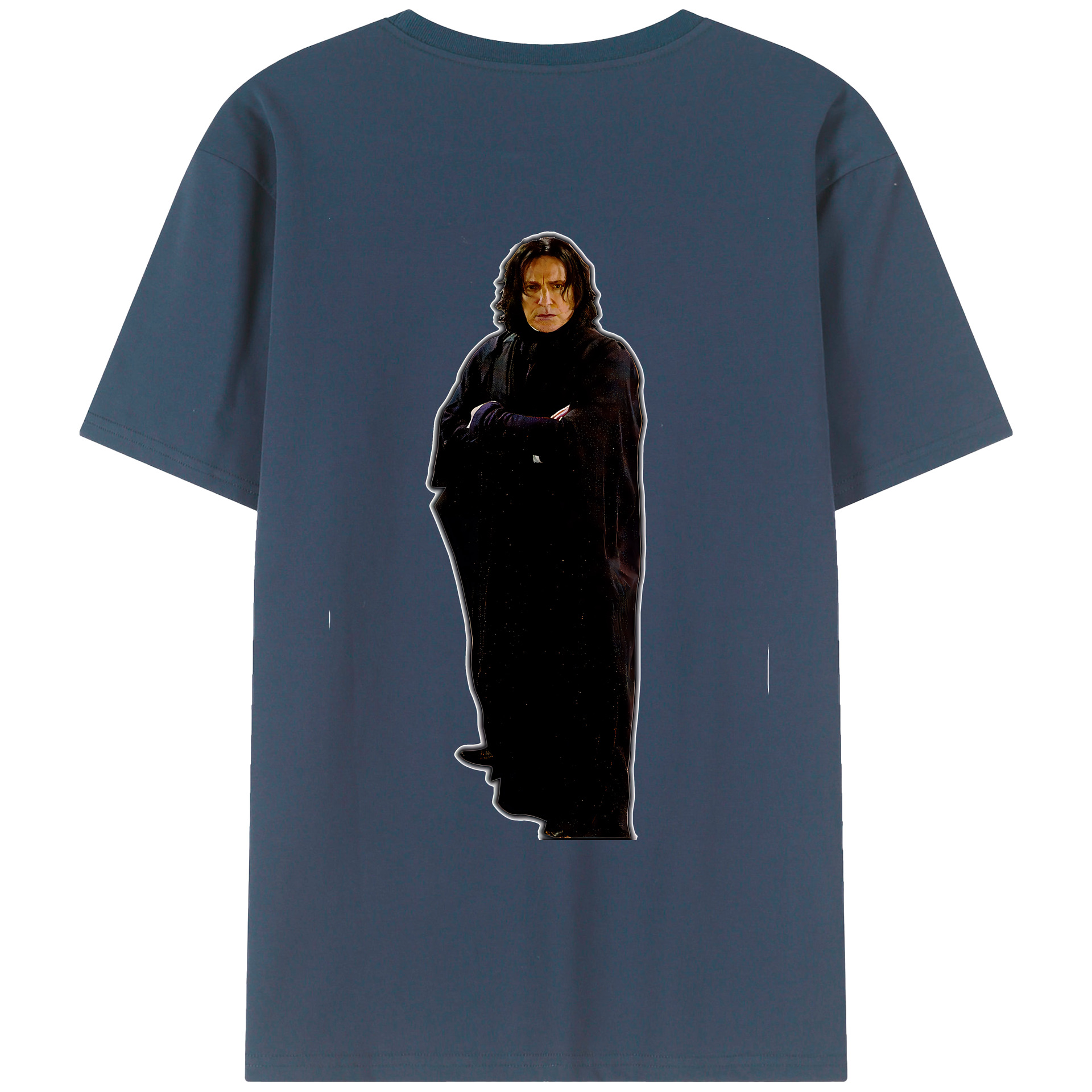 （画像用） Harry Potter ハリー・ポッターシリーズ 綿100％ メンズ半袖Tシャツ（バックプリント） 通気性