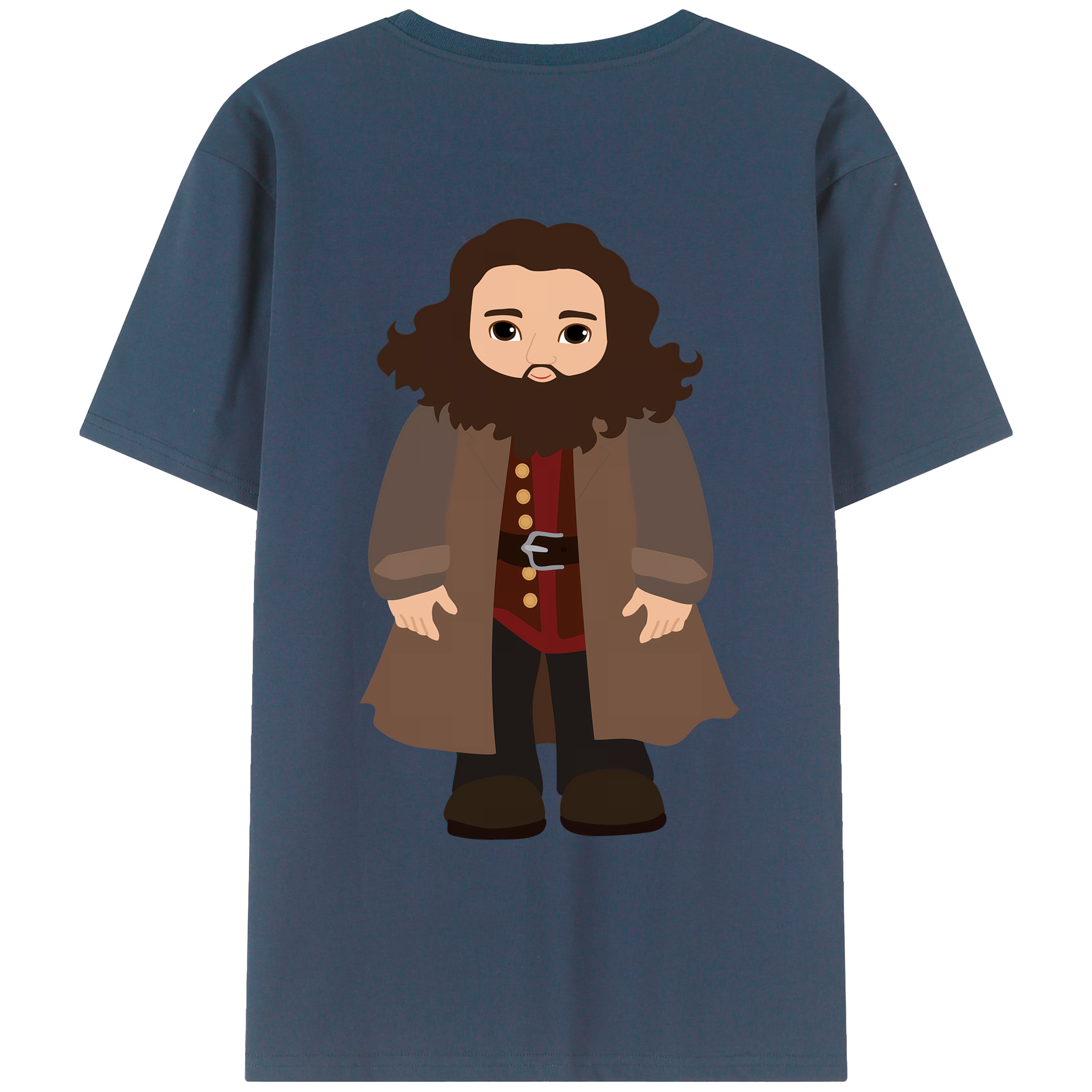 （画像用） Harry Potter ハリー・ポッターシリーズ 綿100％ メンズ半袖Tシャツ（バックプリント） 通気性