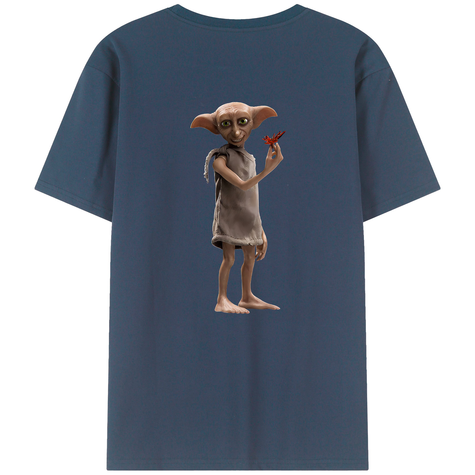 （画像用） Harry Potter ハリー・ポッターシリーズ 綿100％ メンズ半袖Tシャツ（バックプリント） 通気性