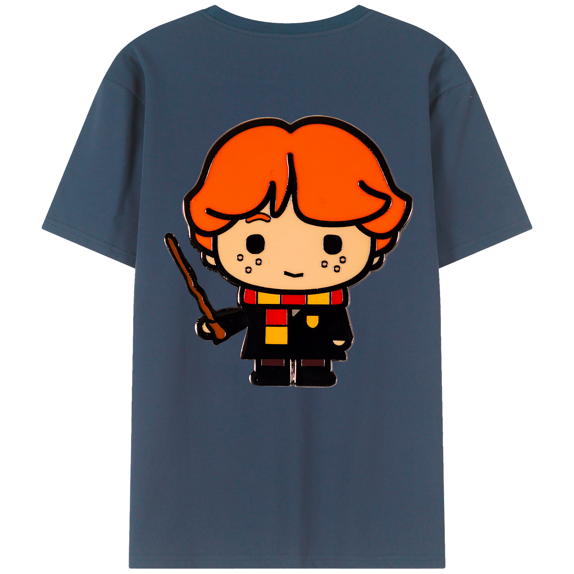（画像用） Harry Potter ハリー・ポッターシリーズ 綿100％ メンズ半袖Tシャツ（バックプリント） 通気性