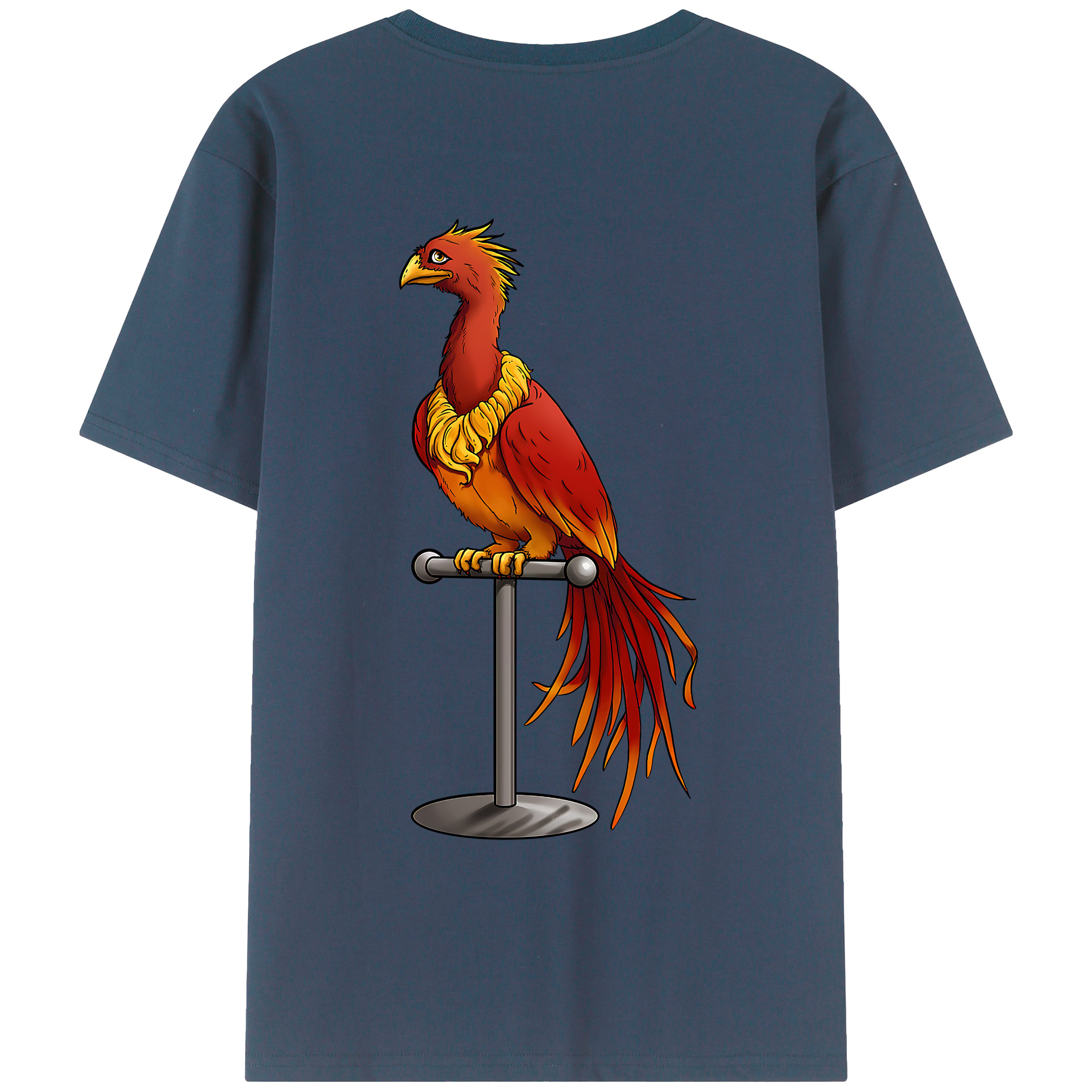 （画像用） Harry Potter ハリー・ポッターシリーズ 綿100％ メンズ半袖Tシャツ（バックプリント） 通気性