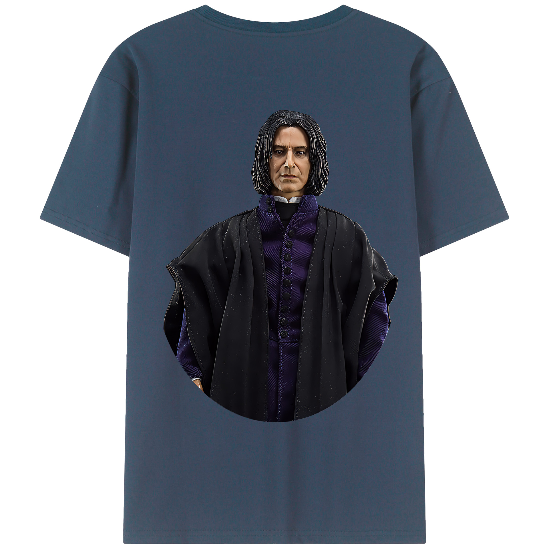 （画像用） Harry Potter ハリー・ポッターシリーズ 綿100％ メンズ半袖Tシャツ（バックプリント） 通気性