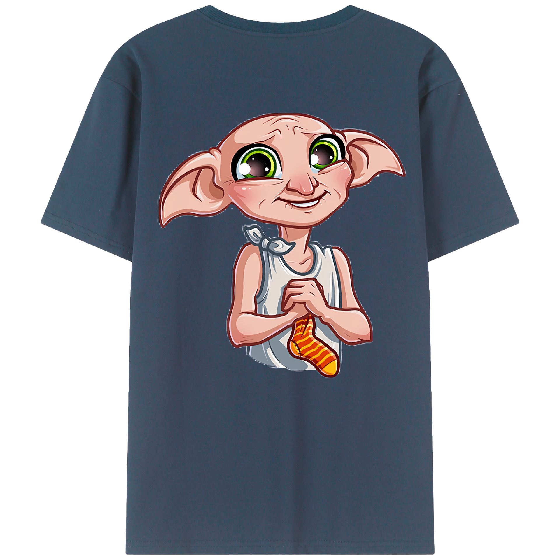 （画像用） Harry Potter ハリー・ポッターシリーズ 綿100％ メンズ半袖Tシャツ（バックプリント） 通気性