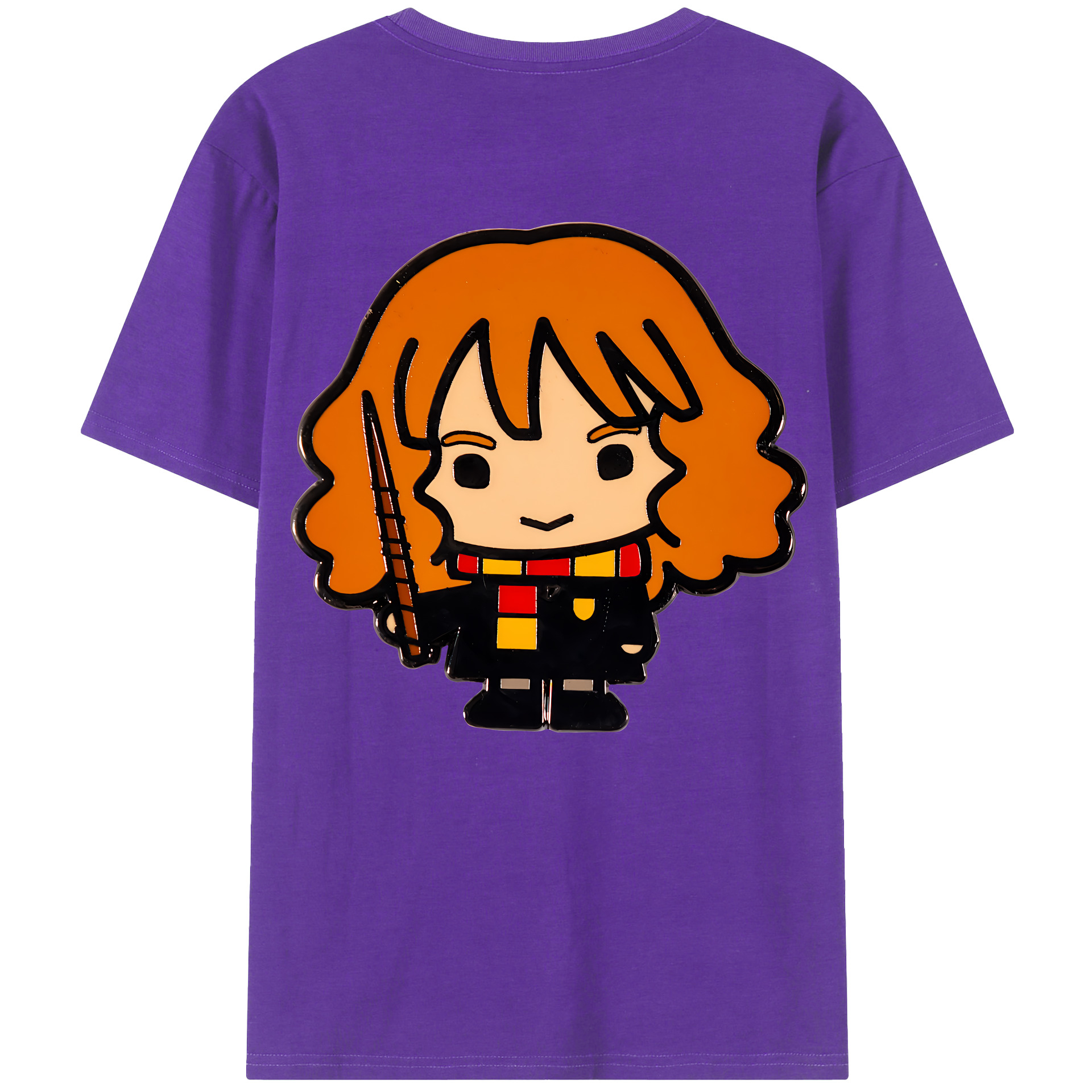 （画像用） Harry Potter ハリー・ポッターシリーズ 綿100％ メンズ半袖Tシャツ（バックプリント） 通気性