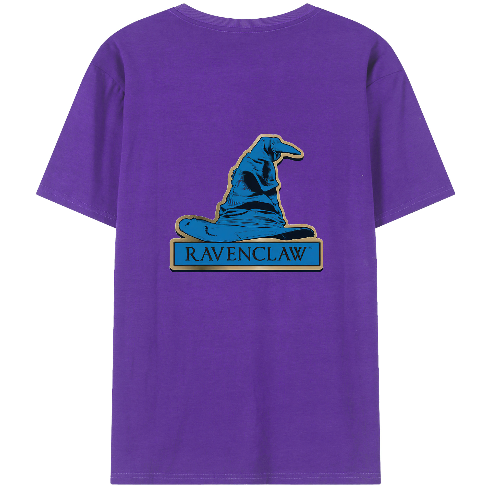 （画像用） Harry Potter ハリー・ポッターシリーズ 綿100％ メンズ半袖Tシャツ（バックプリント） 通気性