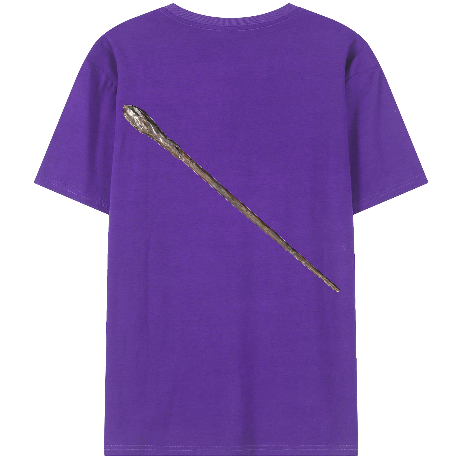 （画像用） Harry Potter ハリー・ポッターシリーズ 綿100％ メンズ半袖Tシャツ（バックプリント） 通気性