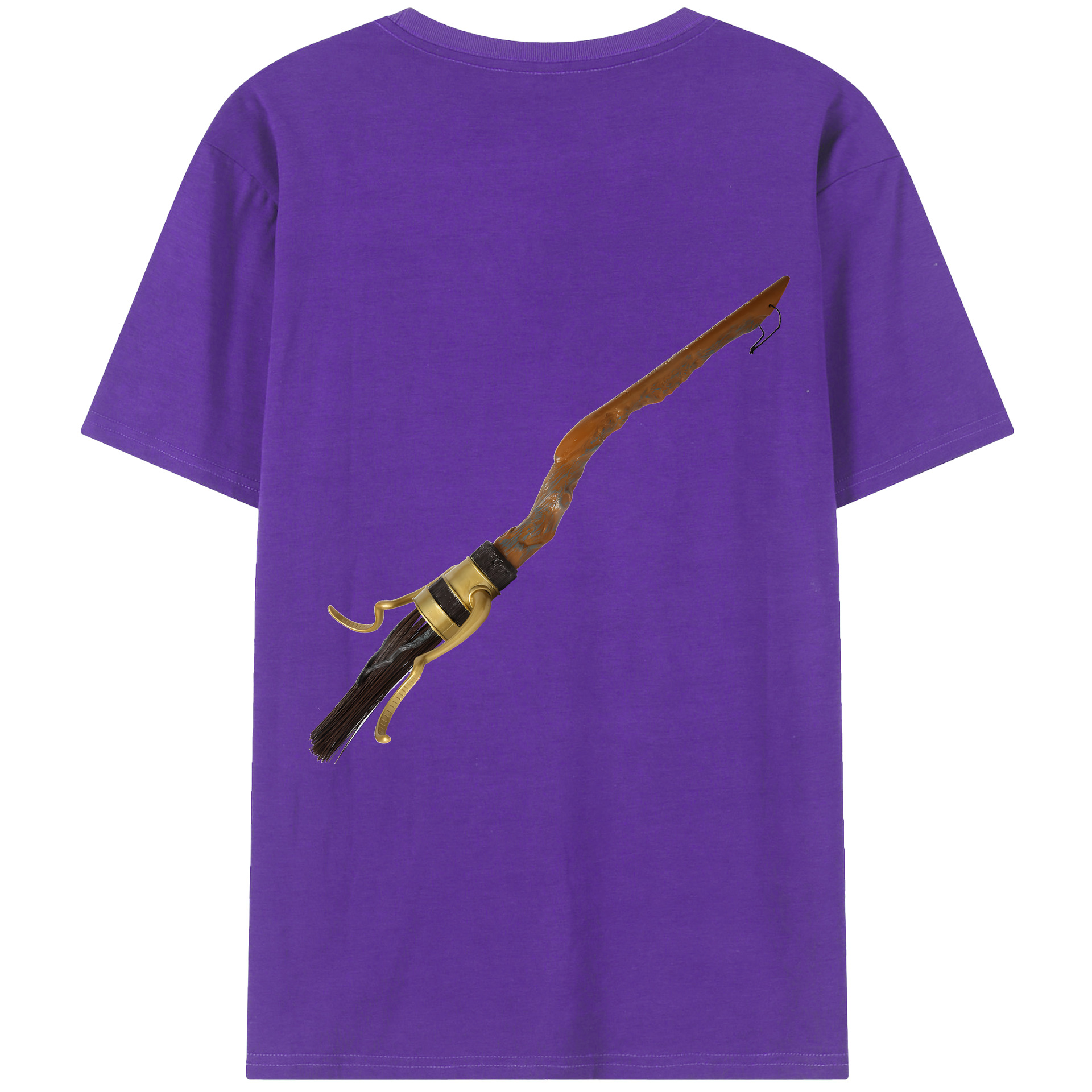 （画像用） Harry Potter ハリー・ポッターシリーズ 綿100％ メンズ半袖Tシャツ（バックプリント） 通気性