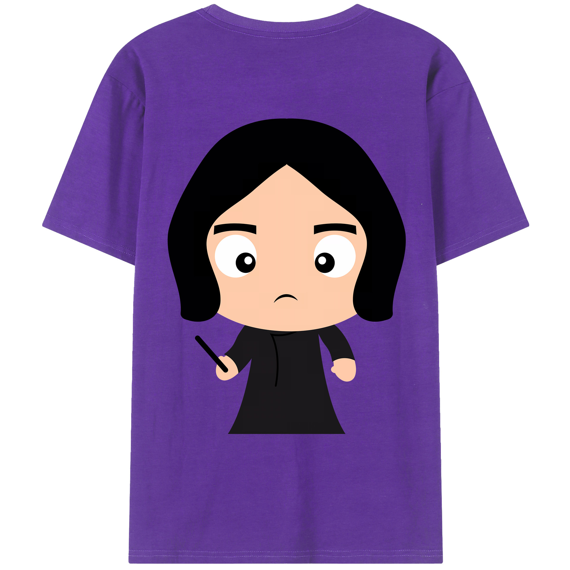 （画像用） Harry Potter ハリー・ポッターシリーズ 綿100％ メンズ半袖Tシャツ（バックプリント） 通気性