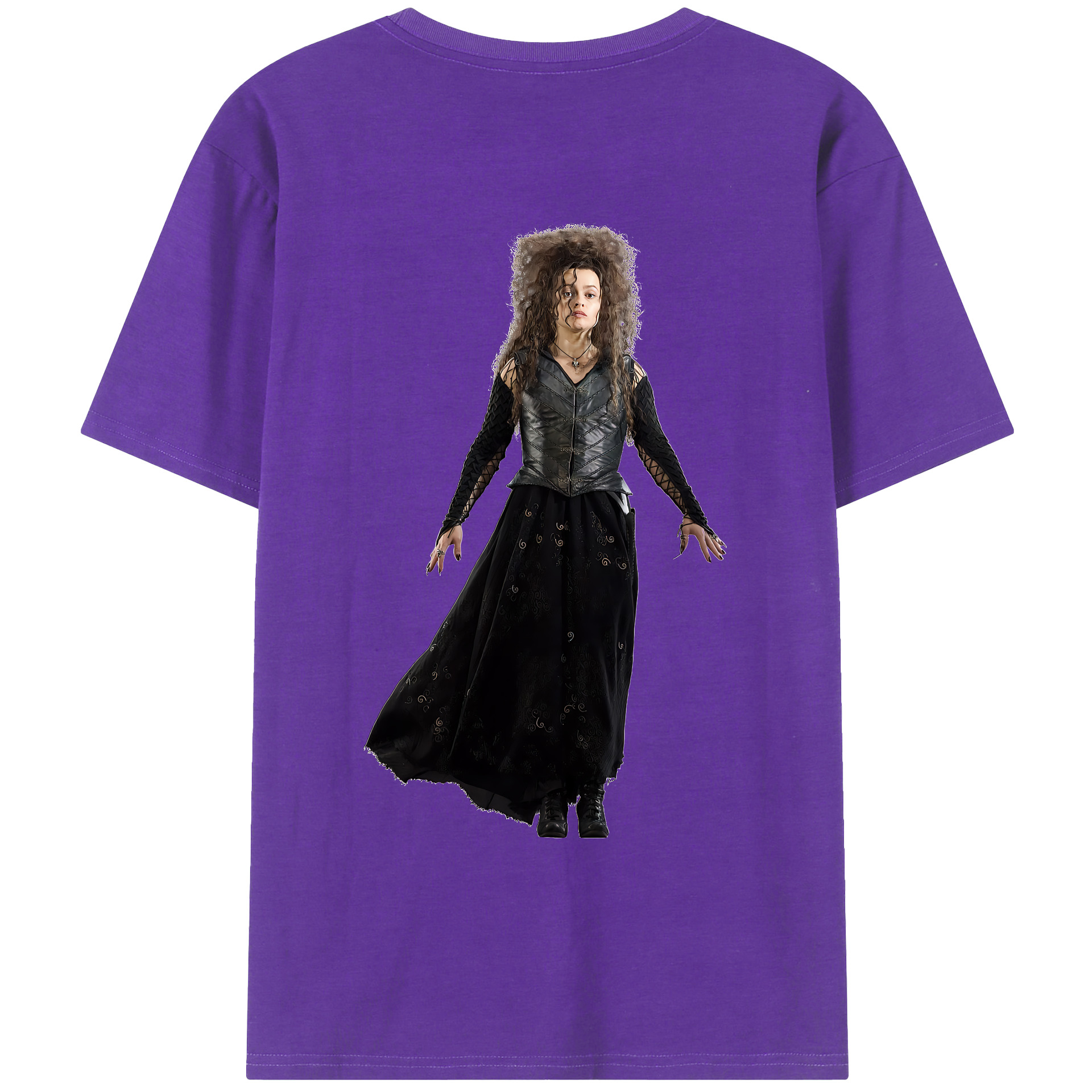 （画像用） Harry Potter ハリー・ポッターシリーズ 綿100％ メンズ半袖Tシャツ（バックプリント） 通気性