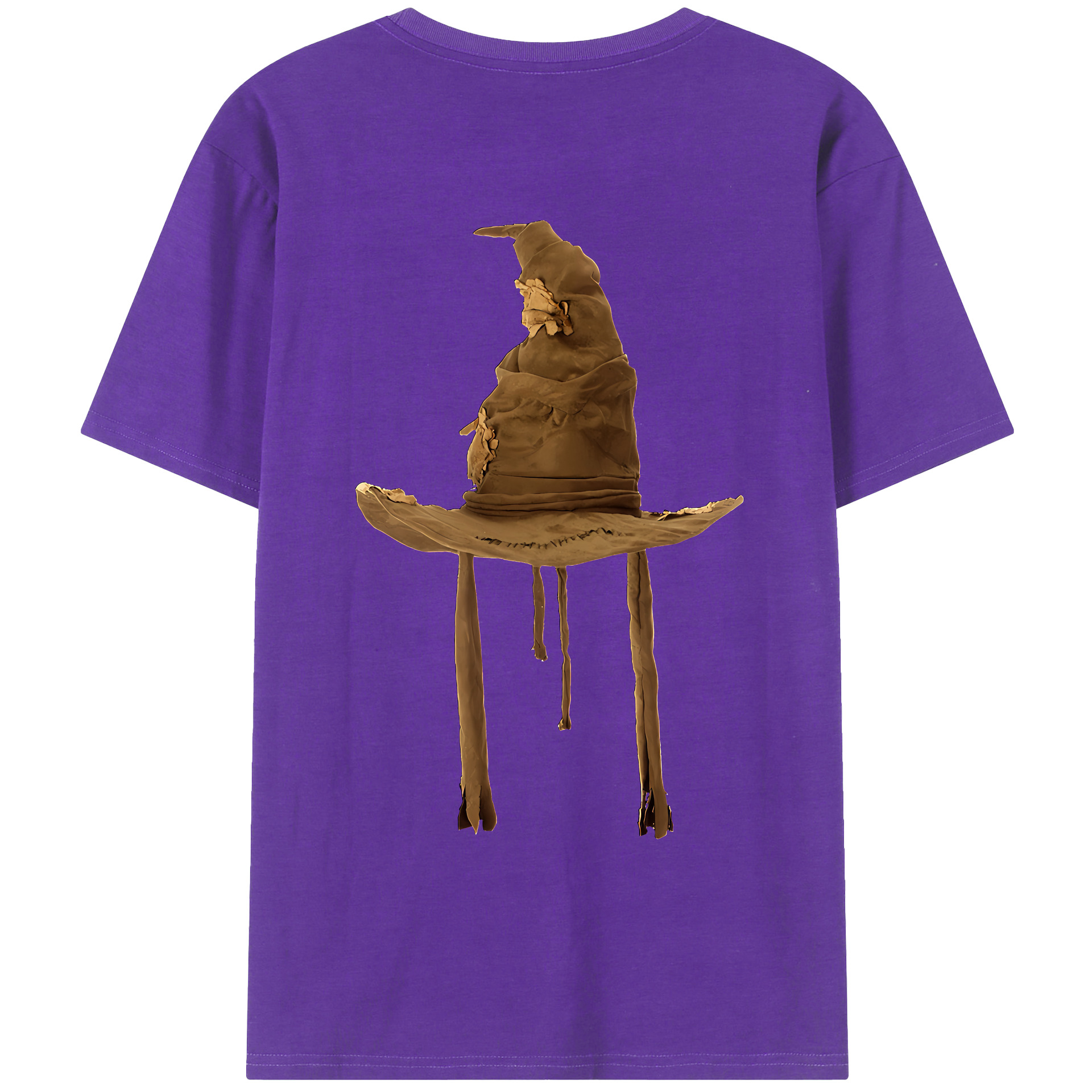 （画像用） Harry Potter ハリー・ポッターシリーズ 綿100％ メンズ半袖Tシャツ（バックプリント） 通気性