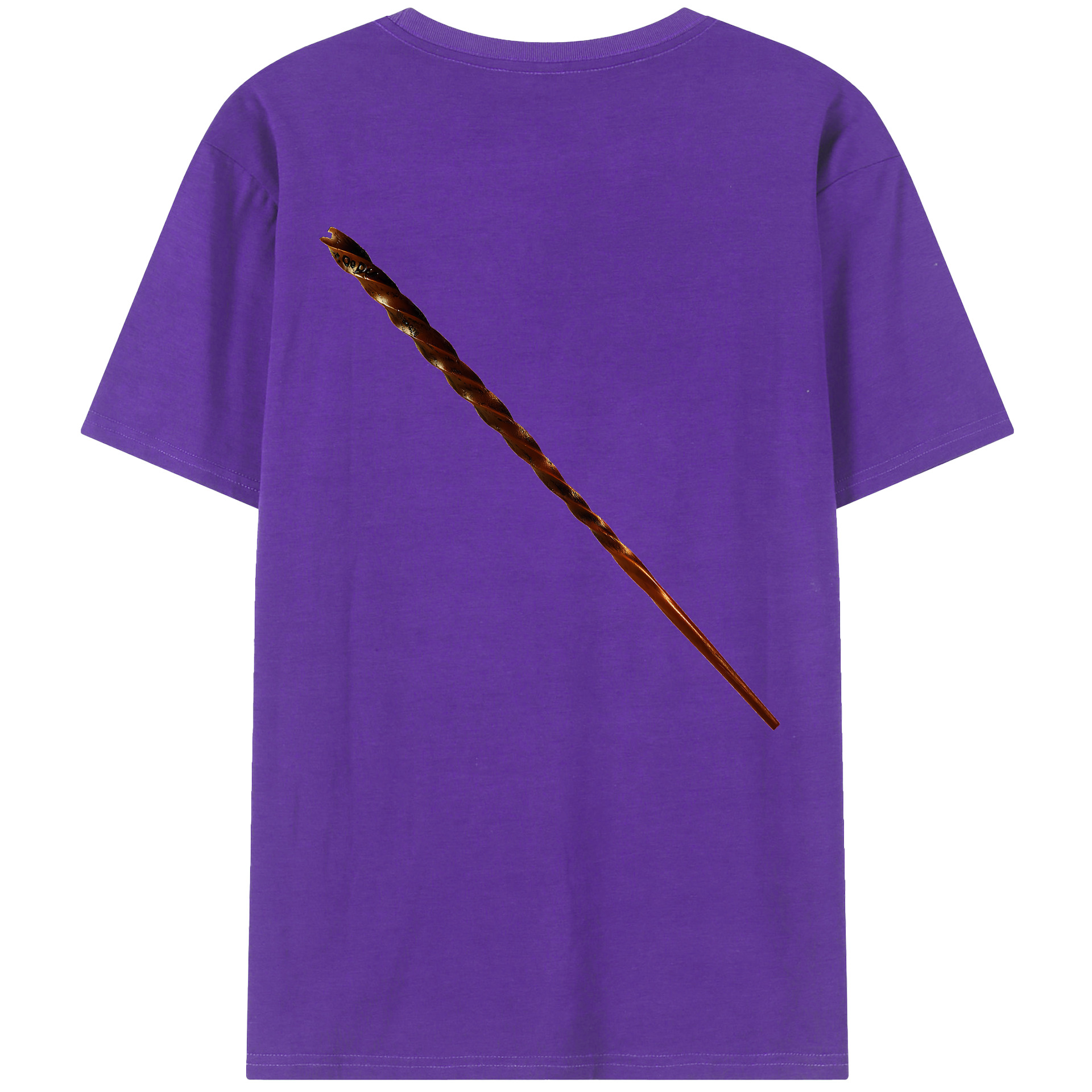 （画像用） Harry Potter ハリー・ポッターシリーズ 綿100％ メンズ半袖Tシャツ（バックプリント） 通気性
