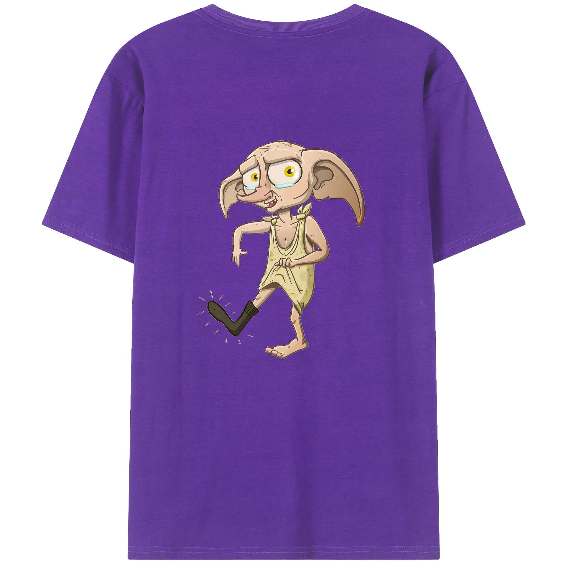 （画像用） Harry Potter ハリー・ポッターシリーズ 綿100％ メンズ半袖Tシャツ（バックプリント） 通気性