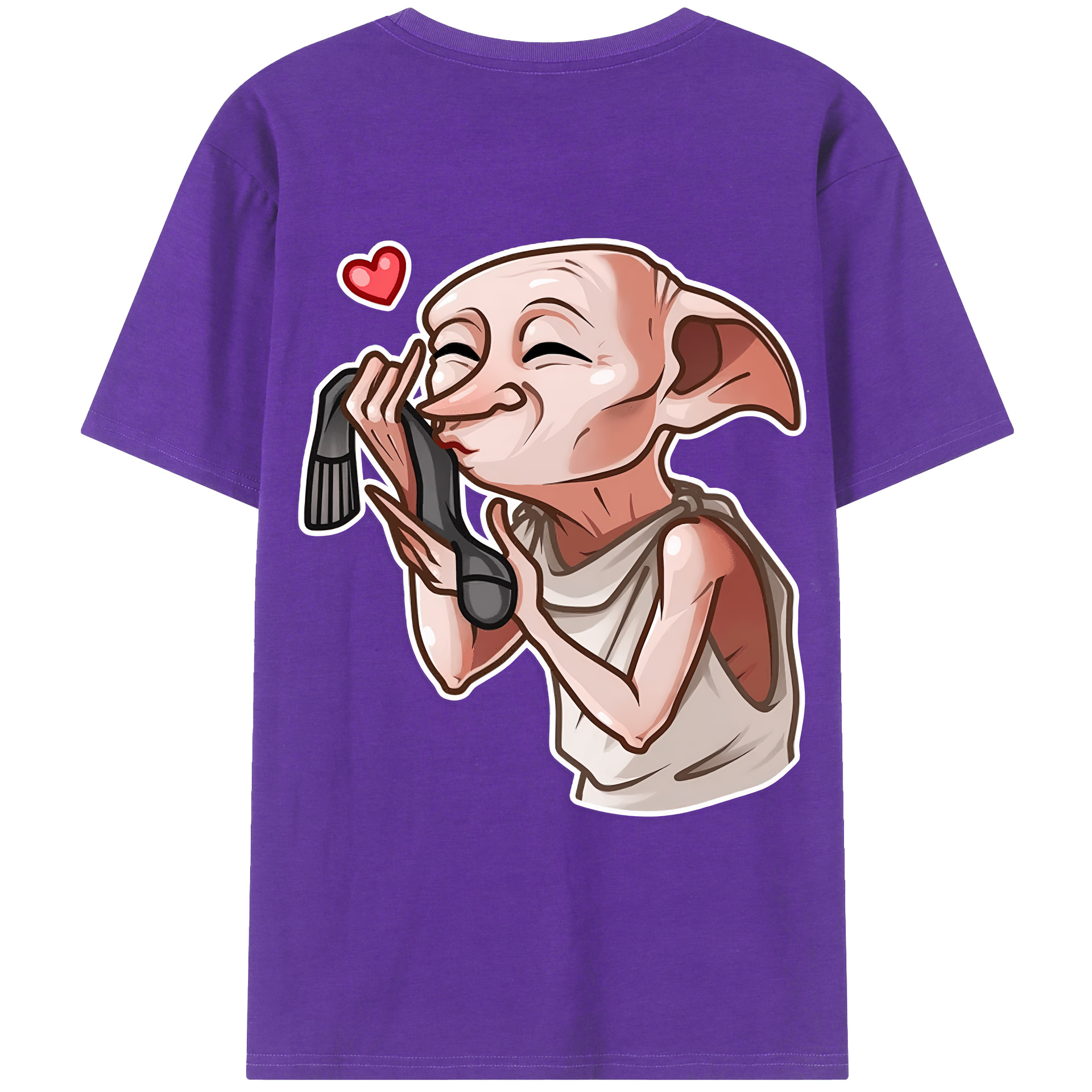 （画像用） Harry Potter ハリー・ポッターシリーズ 綿100％ メンズ半袖Tシャツ（バックプリント） 通気性