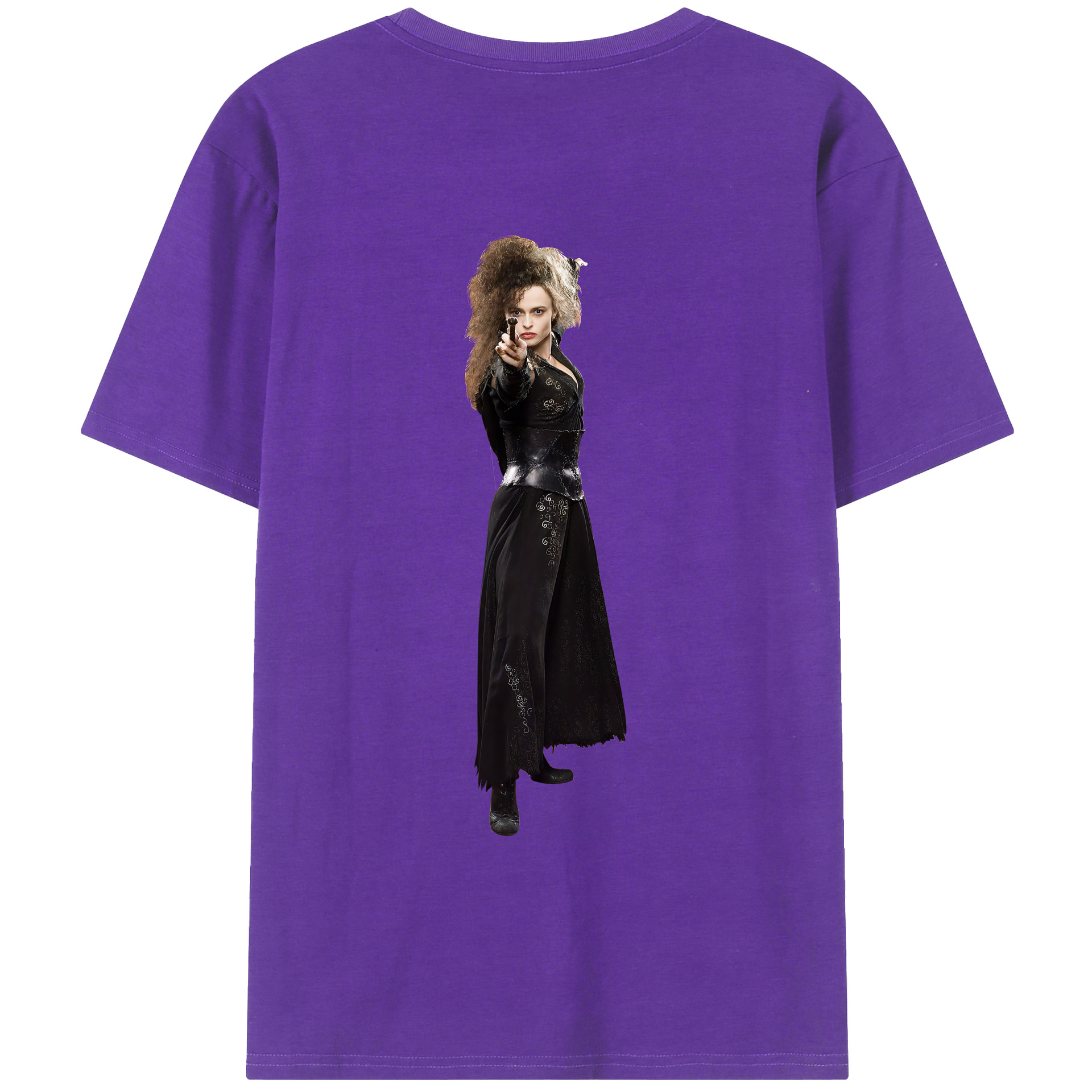 （画像用） Harry Potter ハリー・ポッターシリーズ 綿100％ メンズ半袖Tシャツ（バックプリント） 通気性