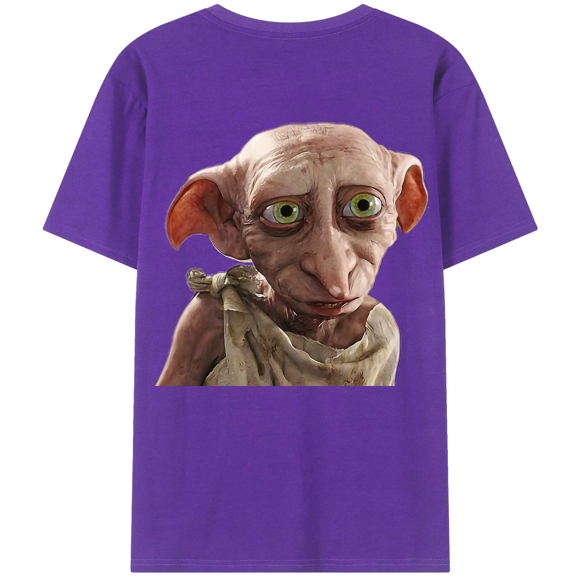 （画像用） Harry Potter ハリー・ポッターシリーズ 綿100％ メンズ半袖Tシャツ（バックプリント） 通気性