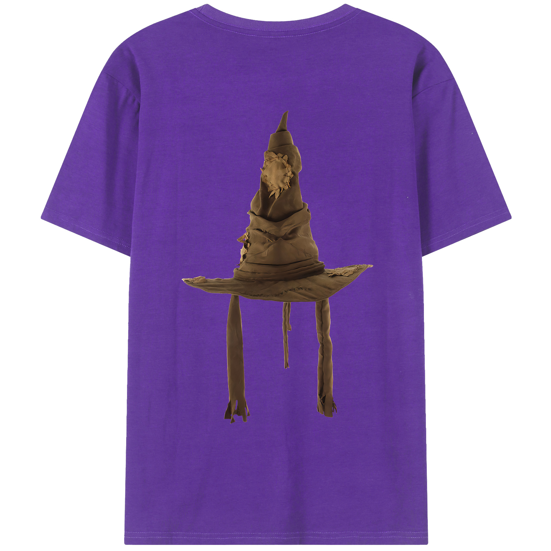 （画像用） Harry Potter ハリー・ポッターシリーズ 綿100％ メンズ半袖Tシャツ（バックプリント） 通気性