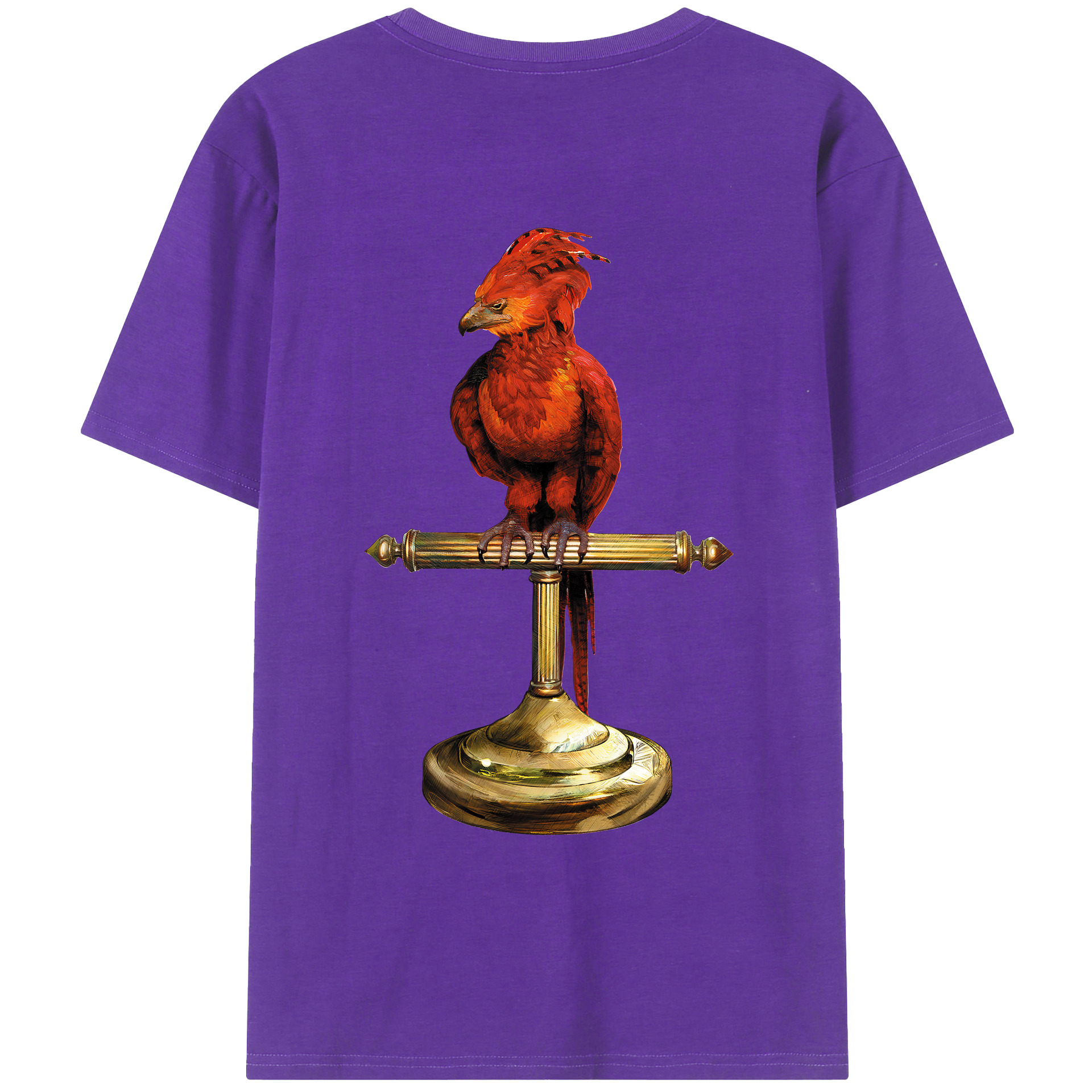 （画像用） Harry Potter ハリー・ポッターシリーズ 綿100％ メンズ半袖Tシャツ（バックプリント） 通気性