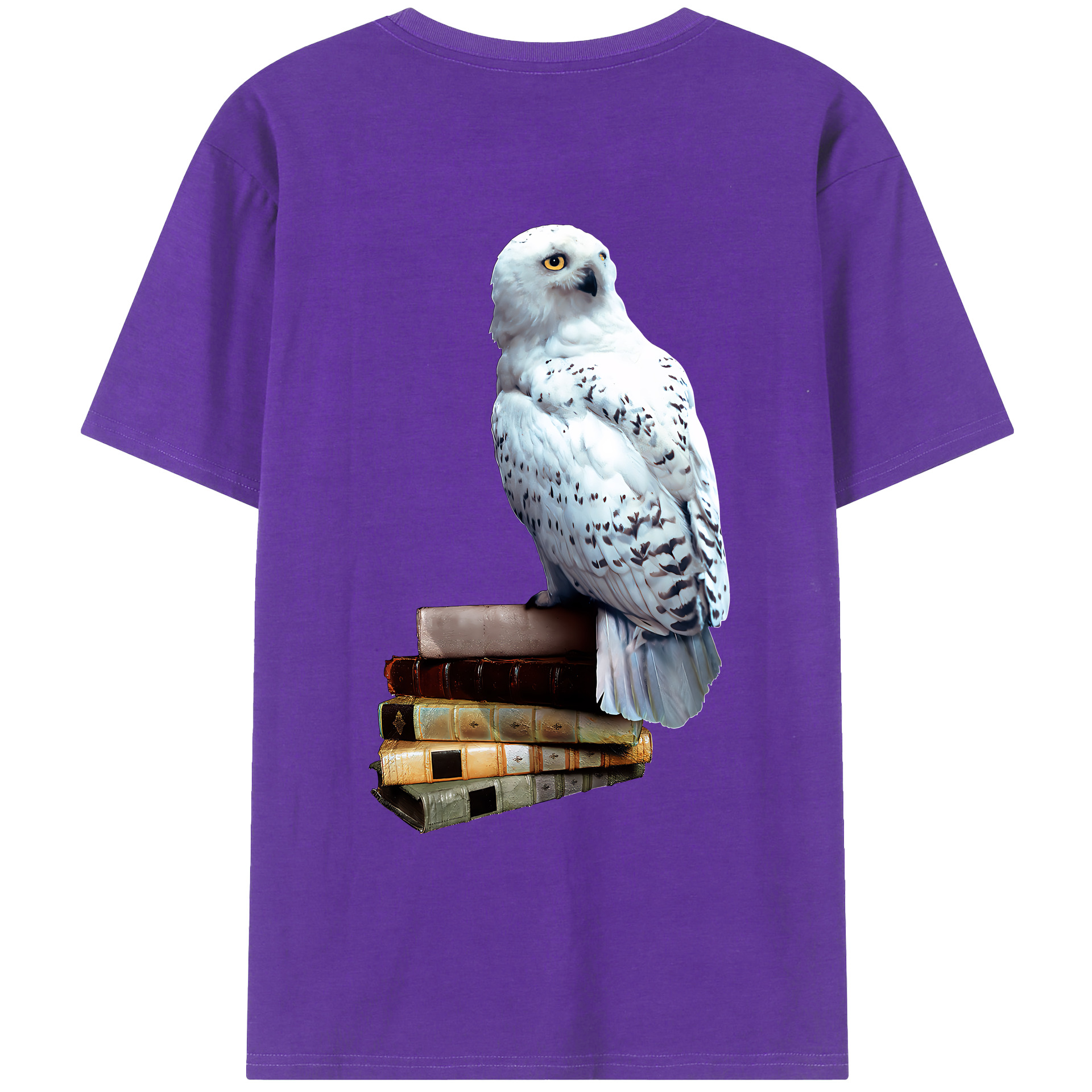 （画像用） Harry Potter ハリー・ポッターシリーズ 綿100％ メンズ半袖Tシャツ（バックプリント） 通気性