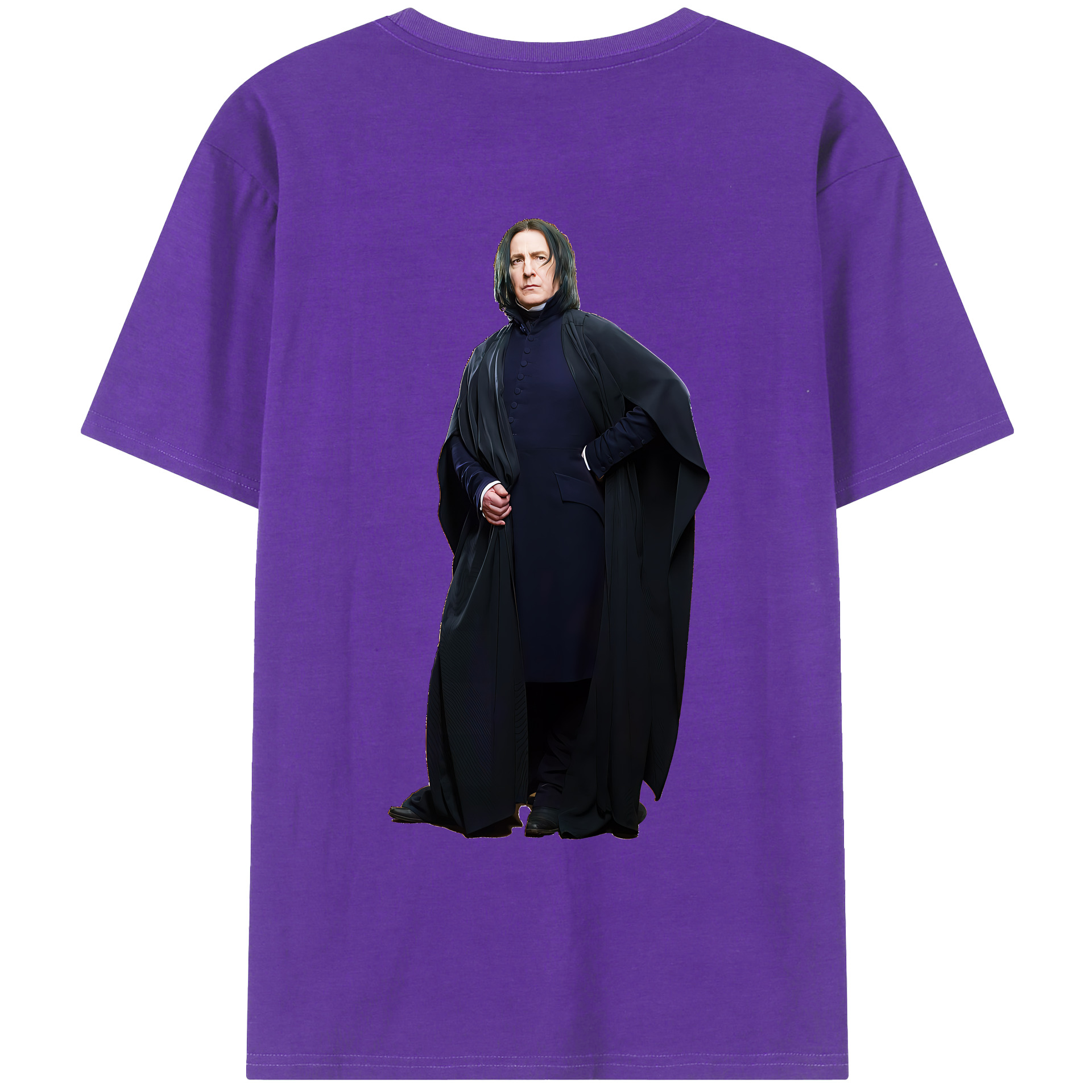 （画像用） Harry Potter ハリー・ポッターシリーズ 綿100％ メンズ半袖Tシャツ（バックプリント） 通気性