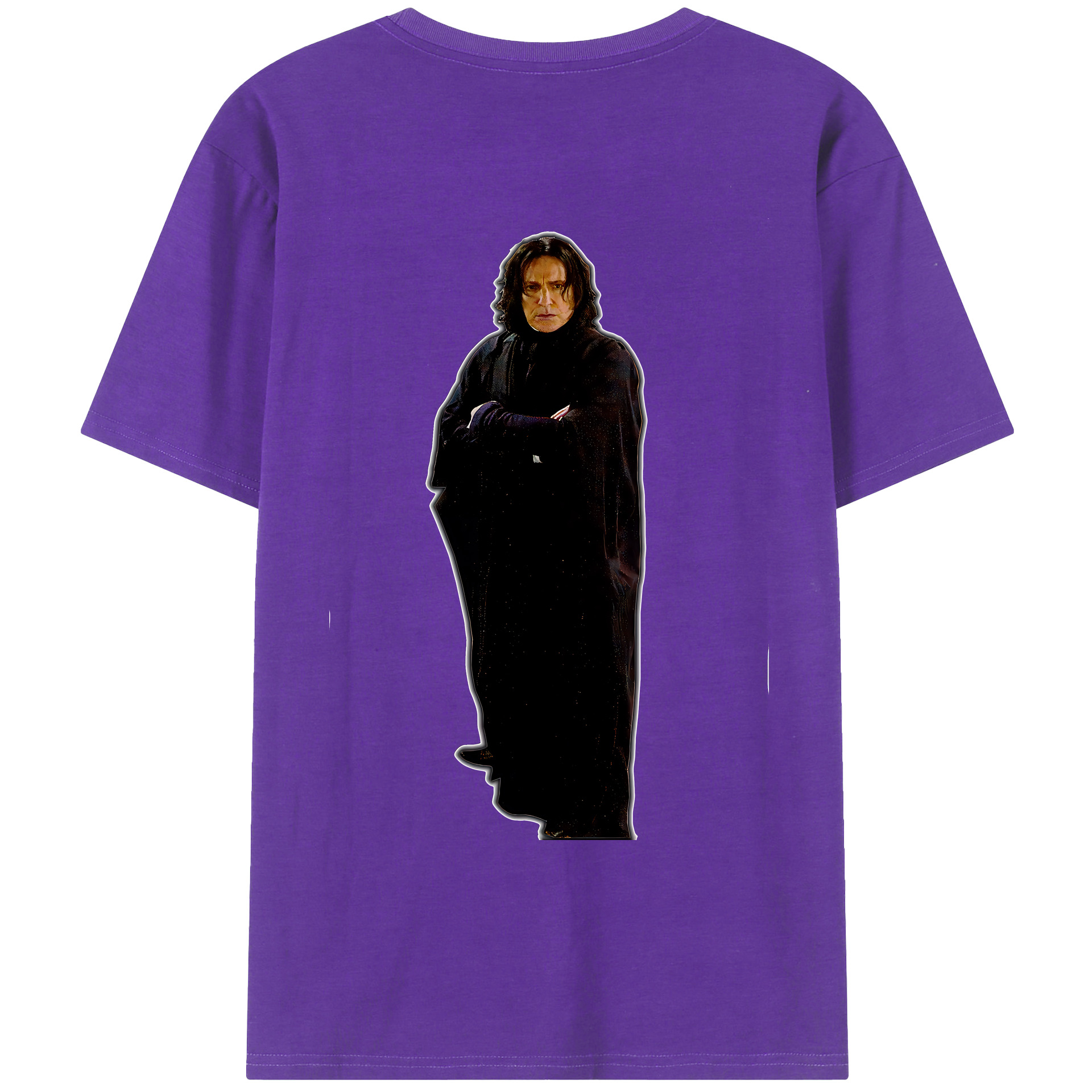 （画像用） Harry Potter ハリー・ポッターシリーズ 綿100％ メンズ半袖Tシャツ（バックプリント） 通気性