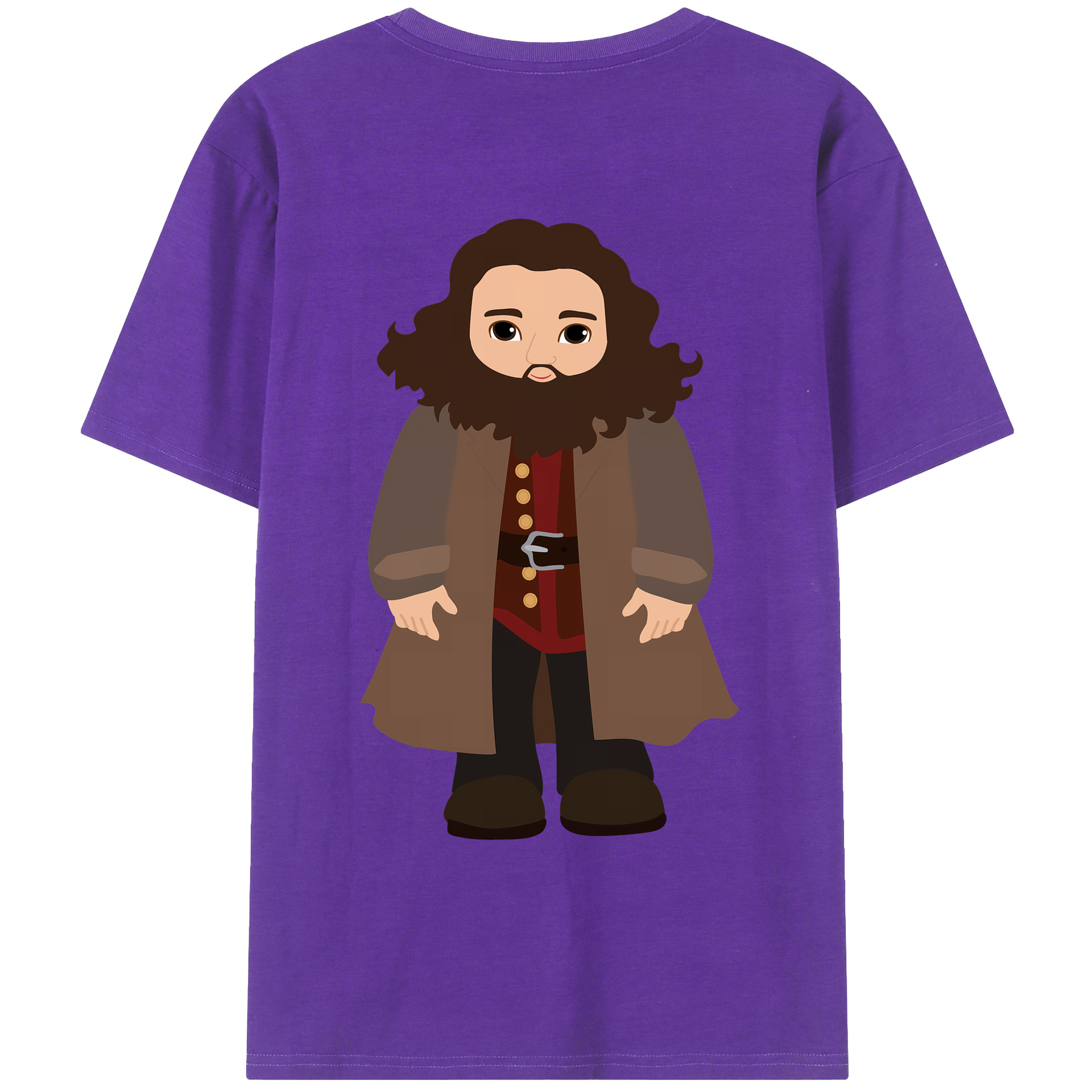 （画像用） Harry Potter ハリー・ポッターシリーズ 綿100％ メンズ半袖Tシャツ（バックプリント） 通気性
