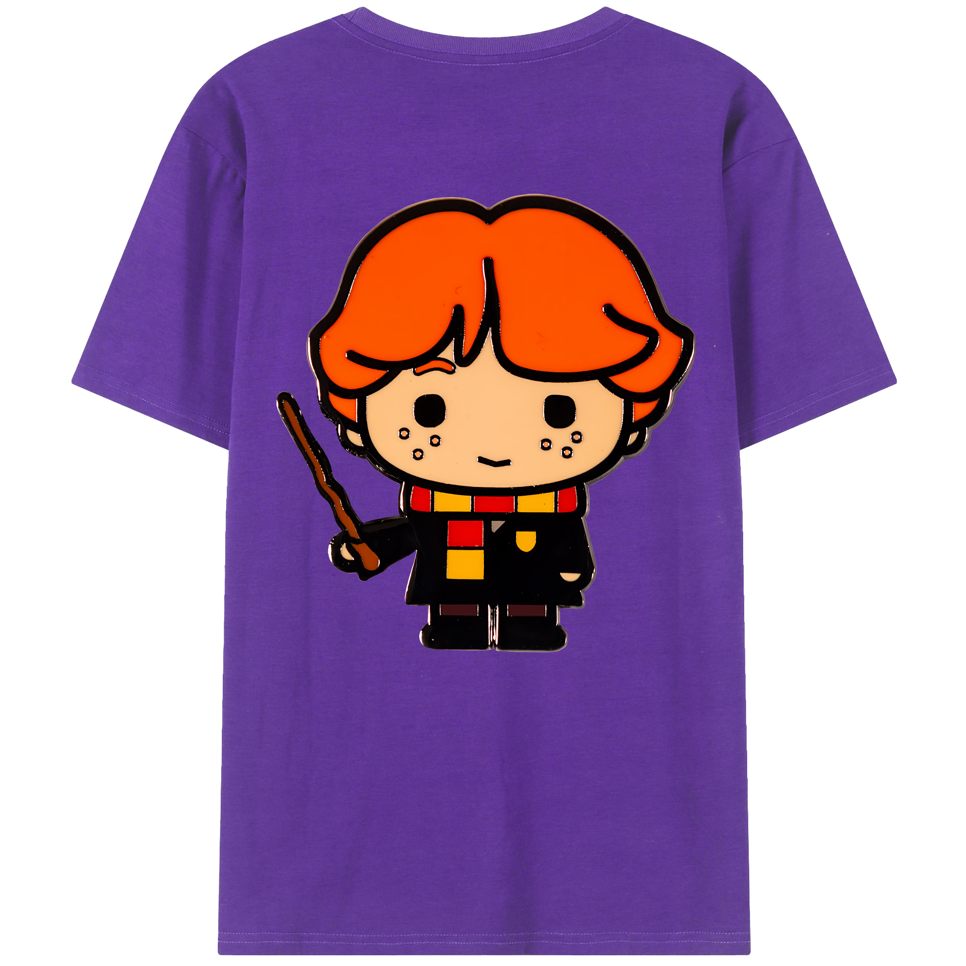 （画像用） Harry Potter ハリー・ポッターシリーズ 綿100％ メンズ半袖Tシャツ（バックプリント） 通気性