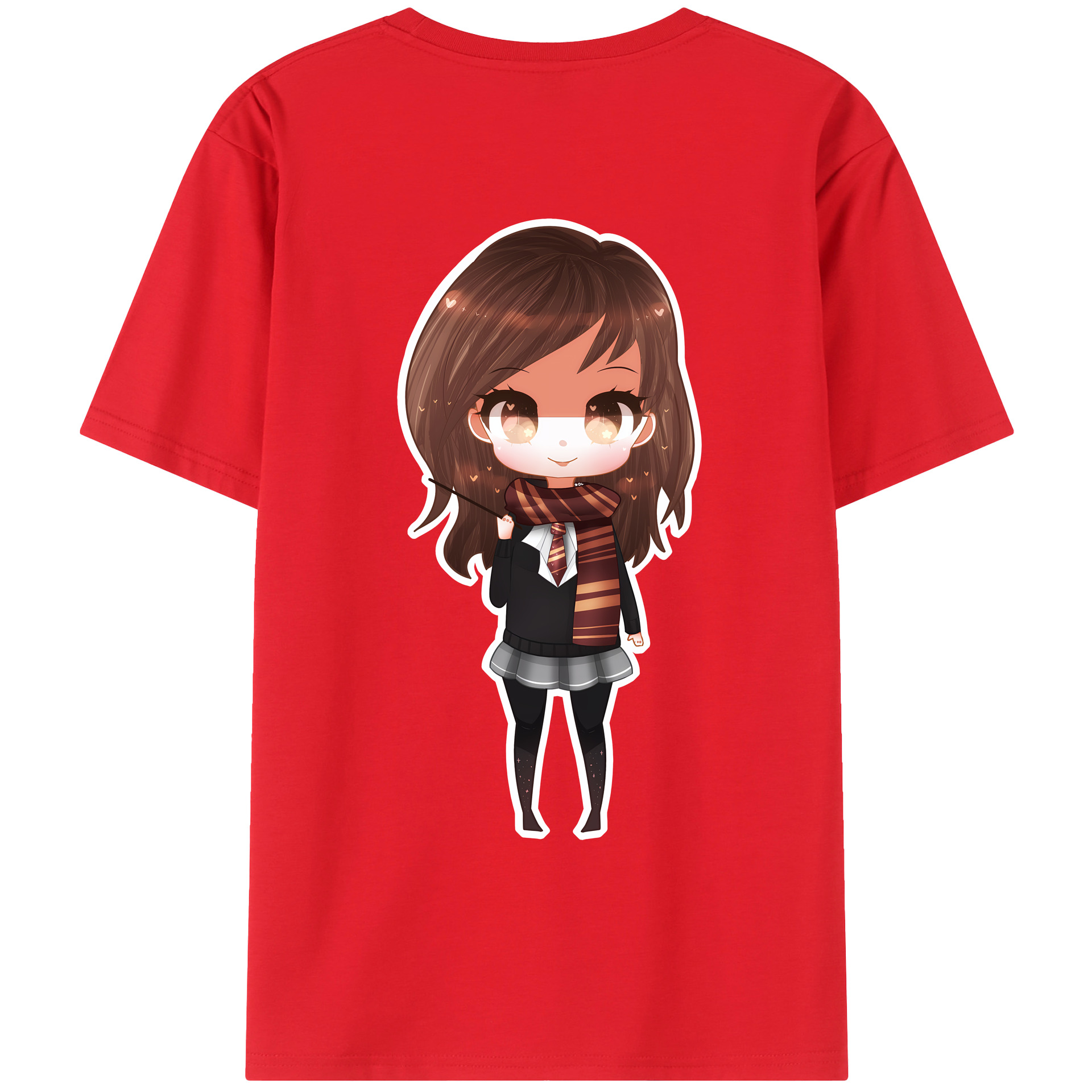 （画像用） Harry Potter ハリー・ポッターシリーズ 綿100％ メンズ半袖Tシャツ（バックプリント） 通気性