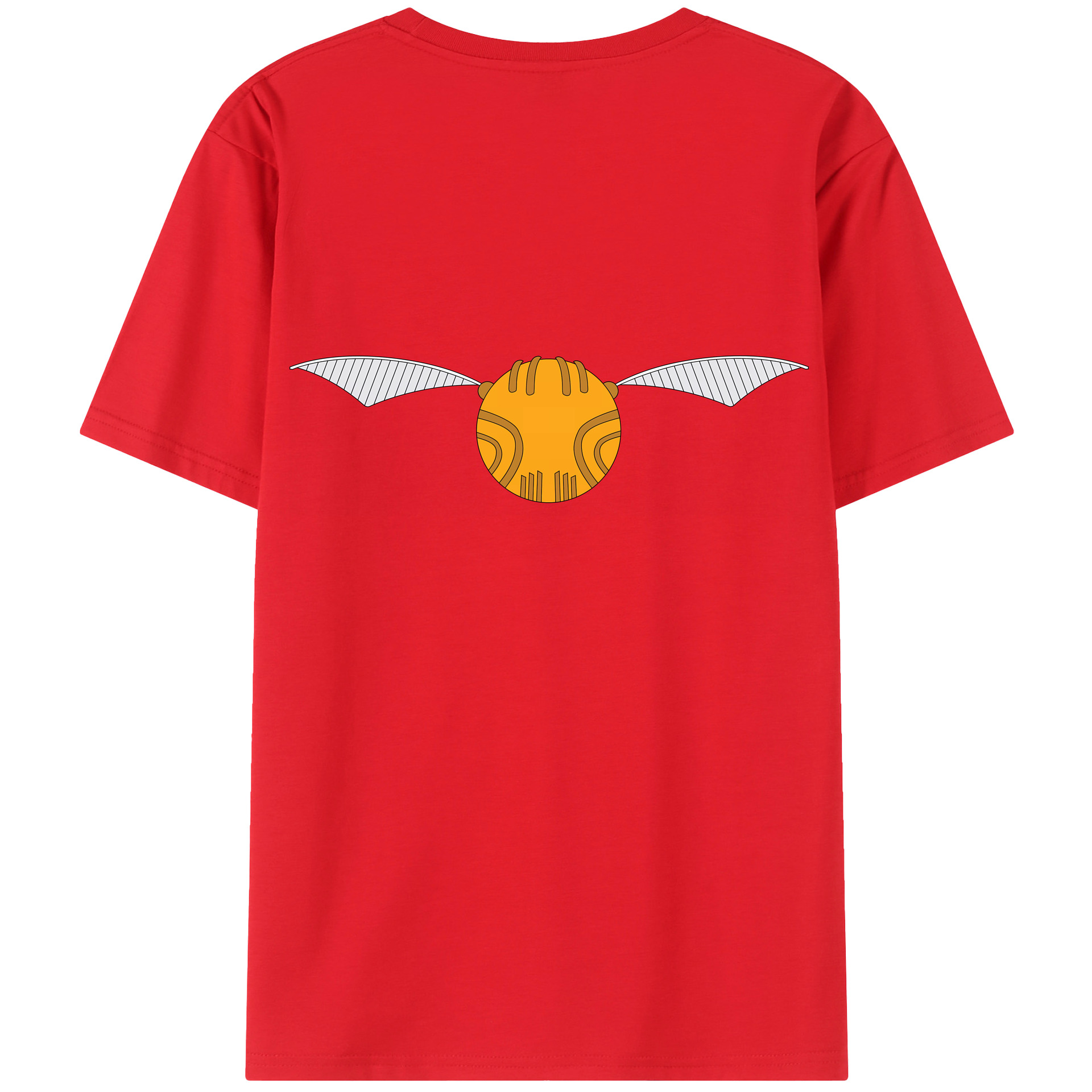 （画像用） Harry Potter ハリー・ポッターシリーズ 綿100％ メンズ半袖Tシャツ（バックプリント） 通気性