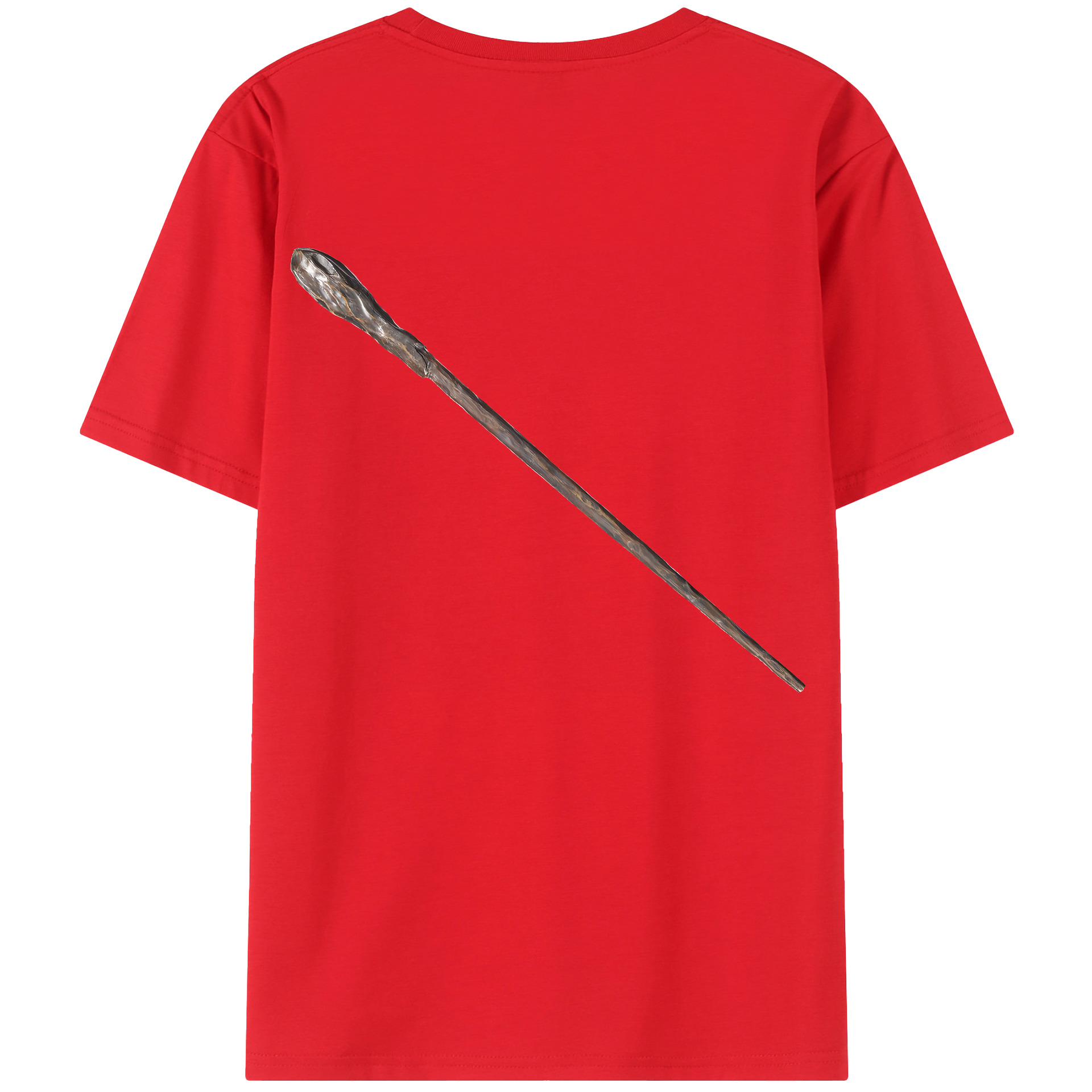 （画像用） Harry Potter ハリー・ポッターシリーズ 綿100％ メンズ半袖Tシャツ（バックプリント） 通気性