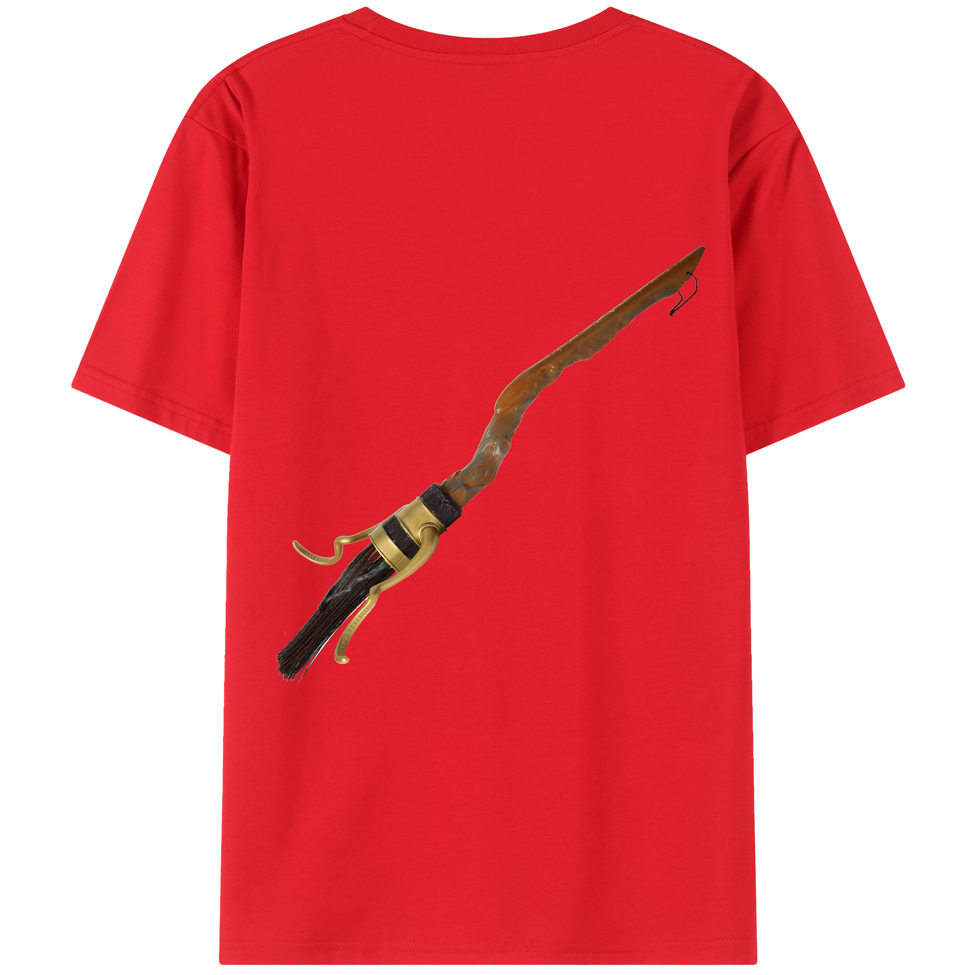 （画像用） Harry Potter ハリー・ポッターシリーズ 綿100％ メンズ半袖Tシャツ（バックプリント） 通気性