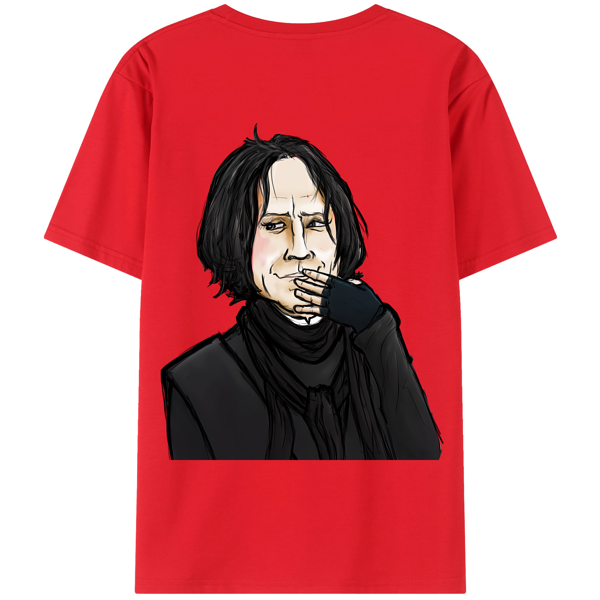 （画像用） Harry Potter ハリー・ポッターシリーズ 綿100％ メンズ半袖Tシャツ（バックプリント） 通気性