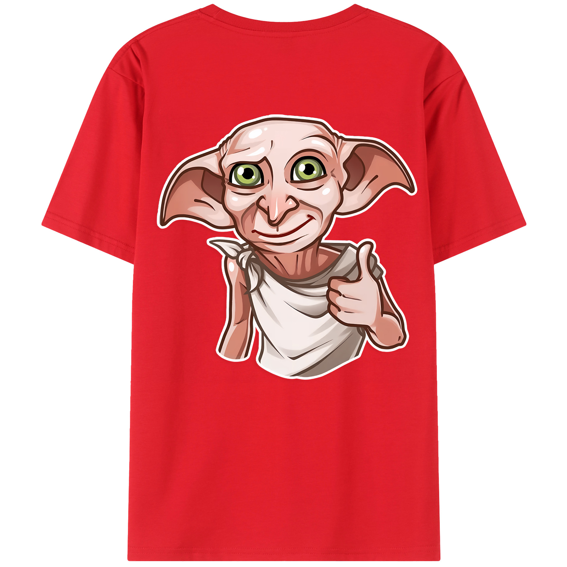 （画像用） Harry Potter ハリー・ポッターシリーズ 綿100％ メンズ半袖Tシャツ（バックプリント） 通気性