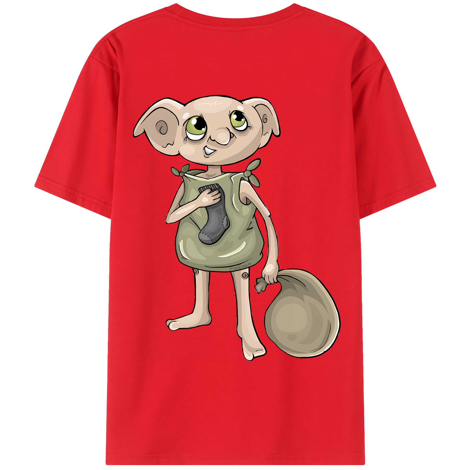 （画像用） Harry Potter ハリー・ポッターシリーズ 綿100％ メンズ半袖Tシャツ（バックプリント） 通気性