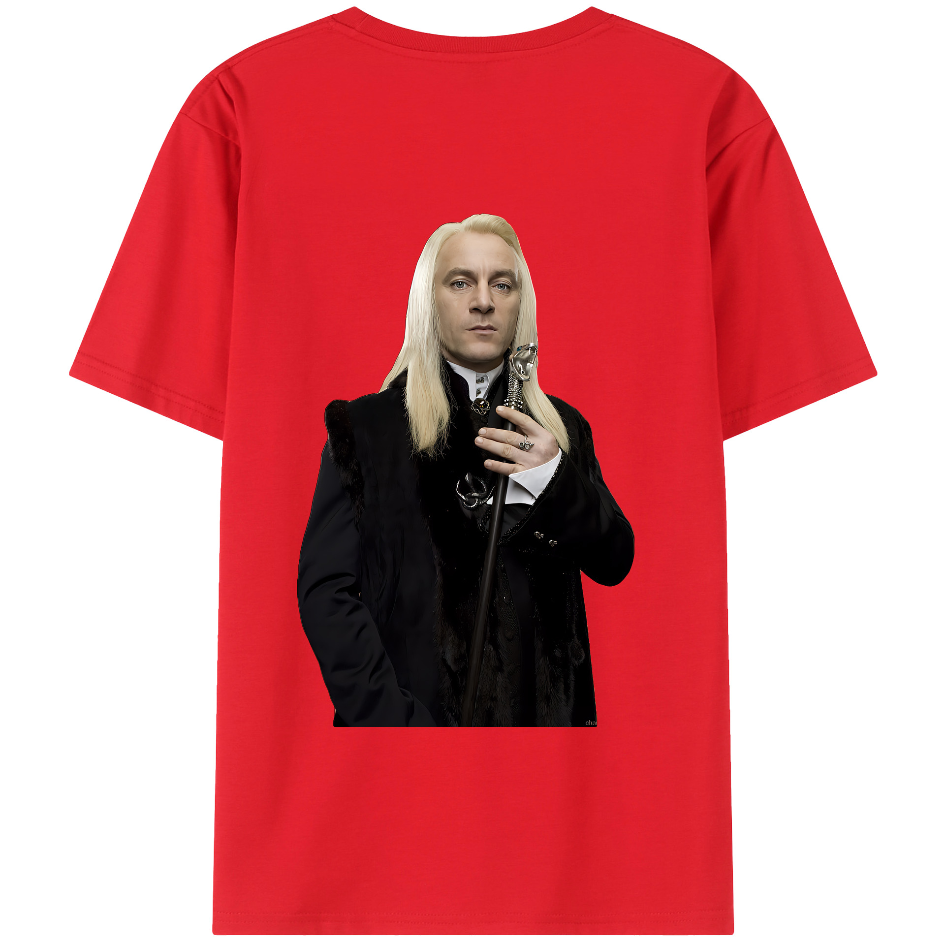 （画像用） Harry Potter ハリー・ポッターシリーズ 綿100％ メンズ半袖Tシャツ（バックプリント） 通気性