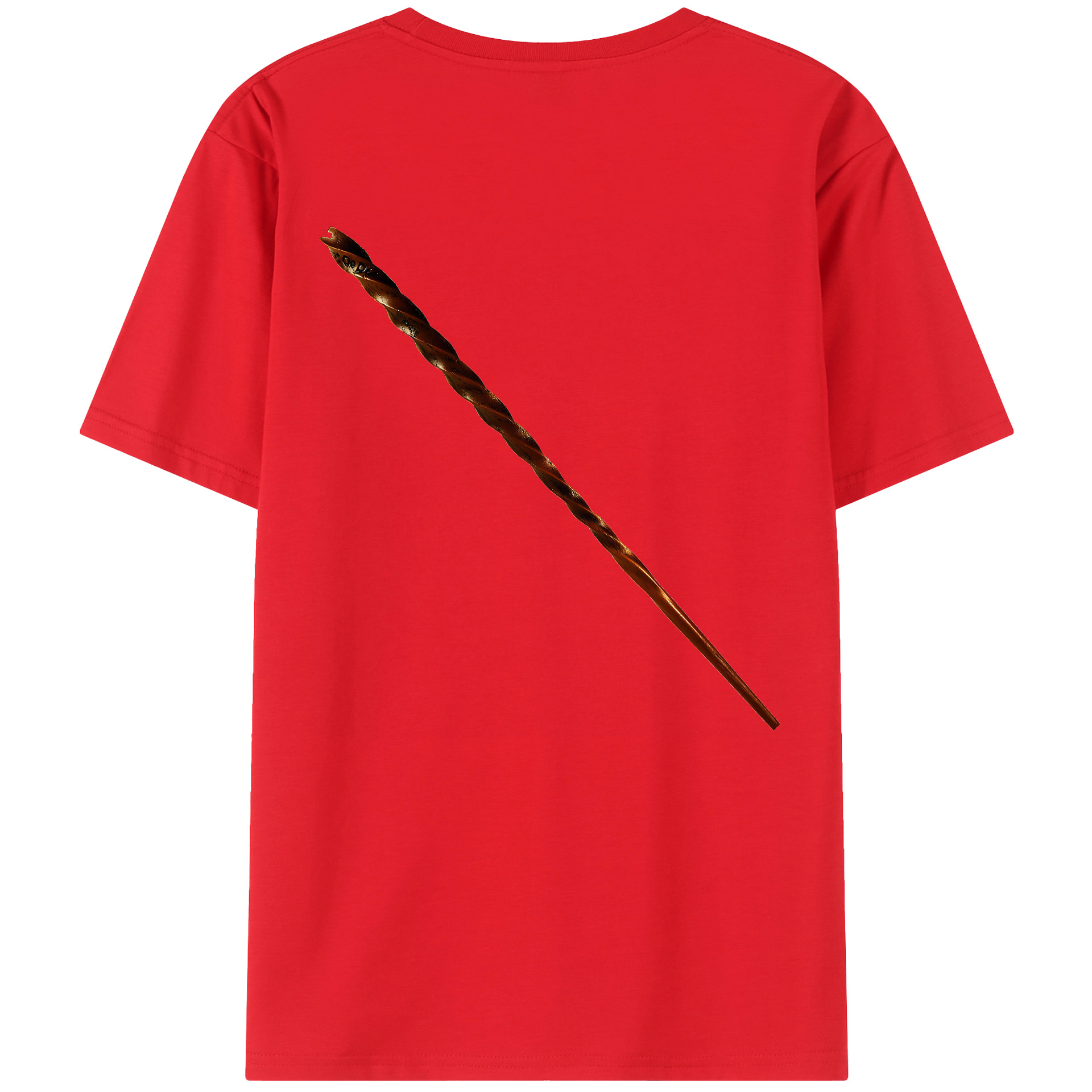 （画像用） Harry Potter ハリー・ポッターシリーズ 綿100％ メンズ半袖Tシャツ（バックプリント） 通気性