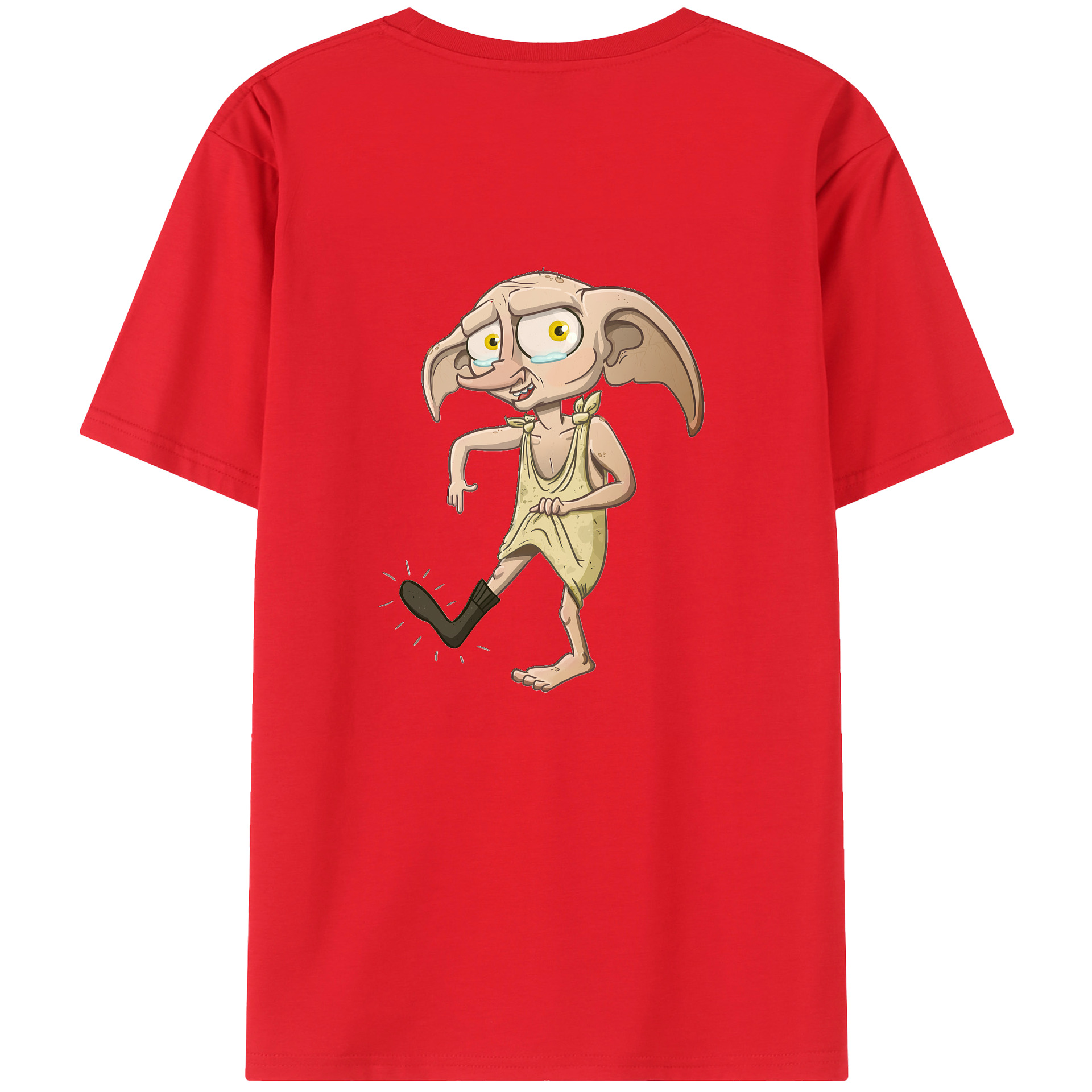 （画像用） Harry Potter ハリー・ポッターシリーズ 綿100％ メンズ半袖Tシャツ（バックプリント） 通気性
