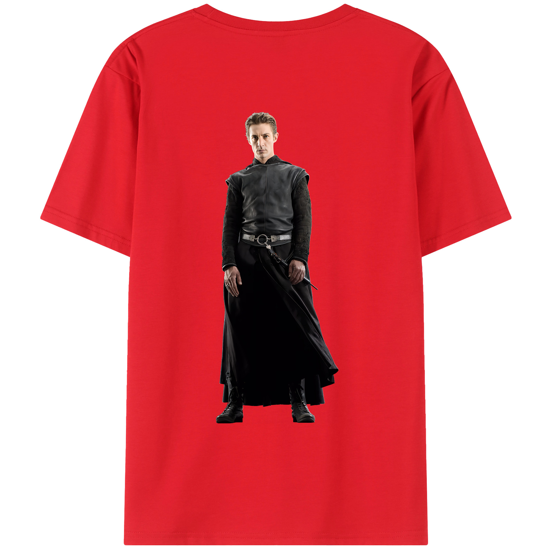 （画像用） Harry Potter ハリー・ポッターシリーズ 綿100％ メンズ半袖Tシャツ（バックプリント） 通気性