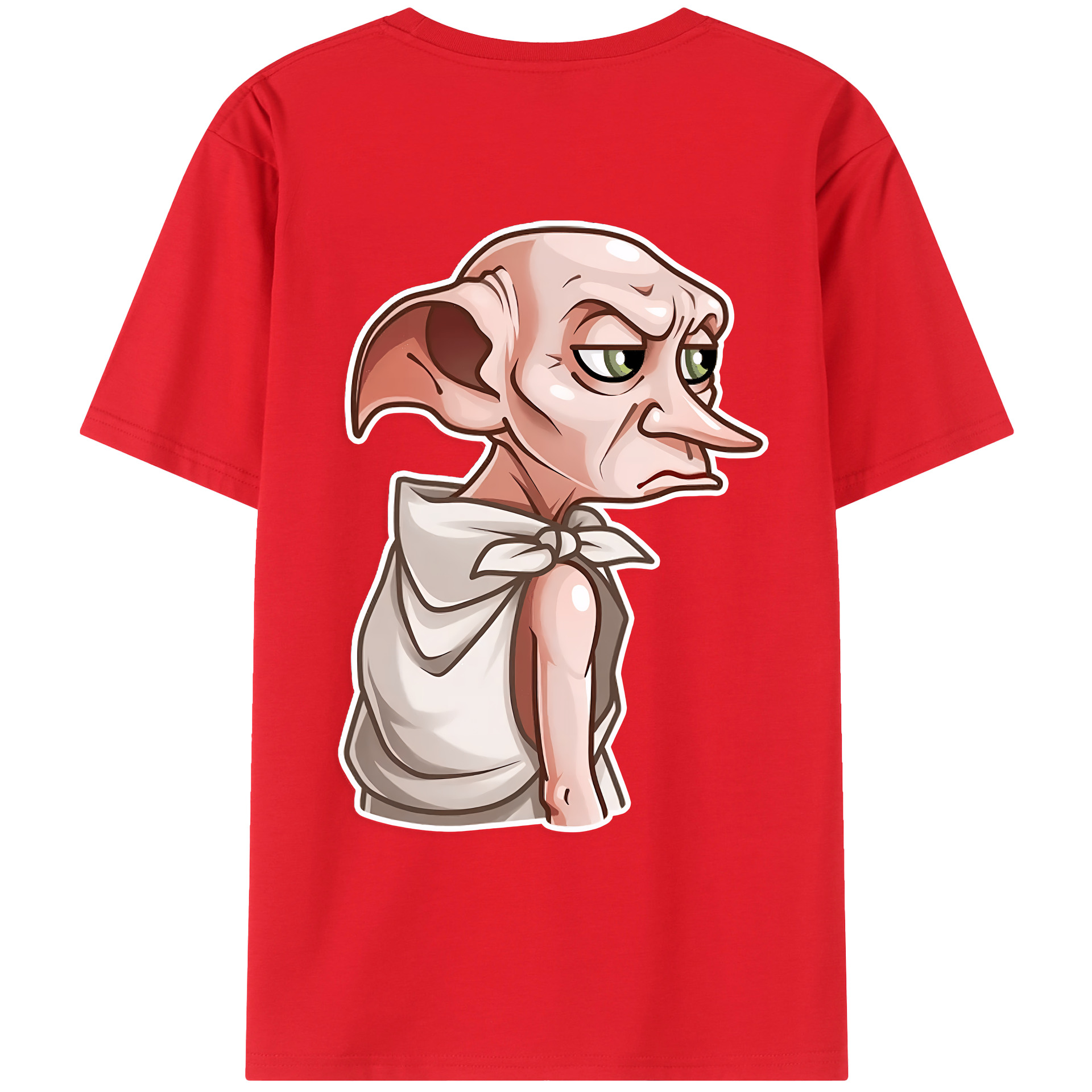 （画像用） Harry Potter ハリー・ポッターシリーズ 綿100％ メンズ半袖Tシャツ（バックプリント） 通気性