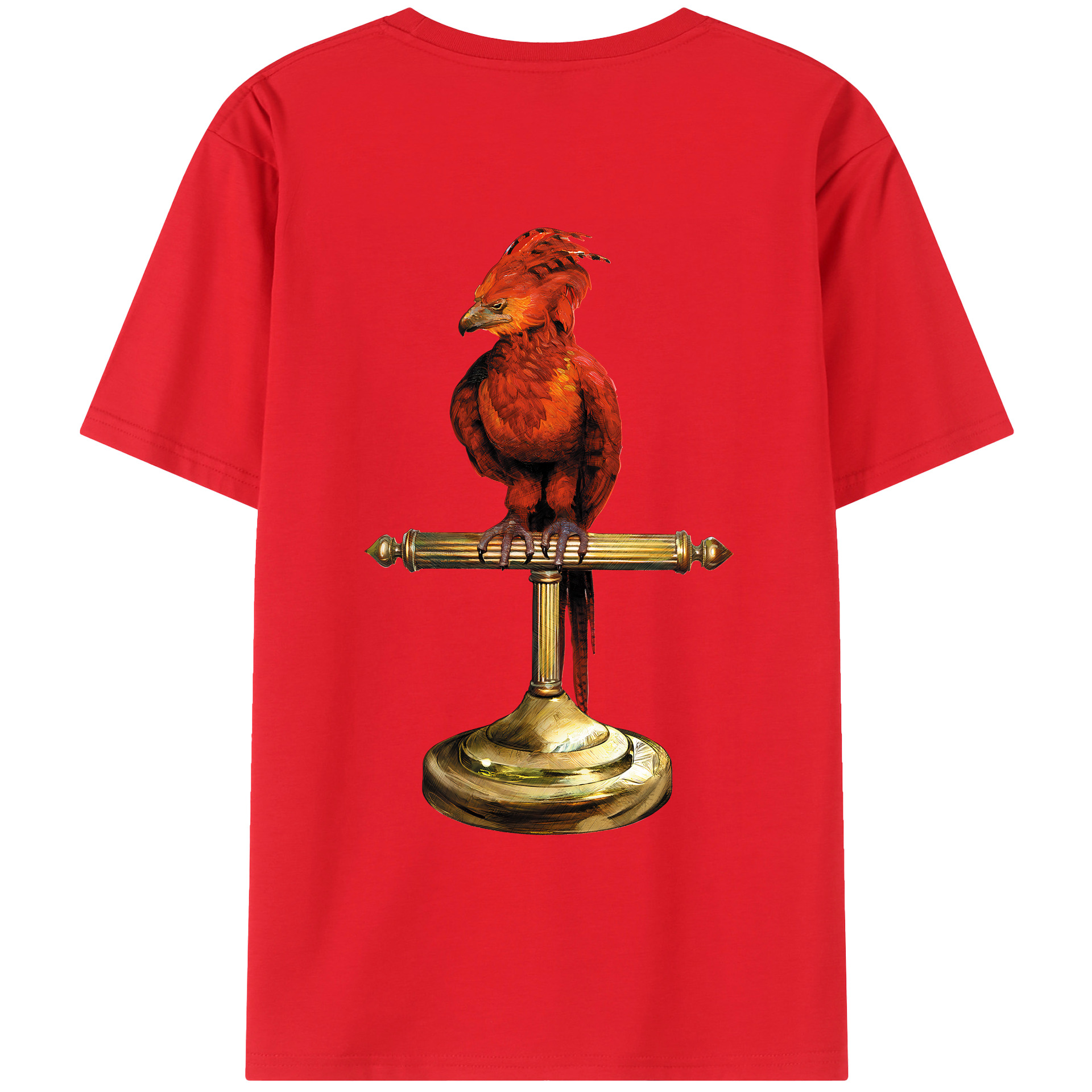 （画像用） Harry Potter ハリー・ポッターシリーズ 綿100％ メンズ半袖Tシャツ（バックプリント） 通気性